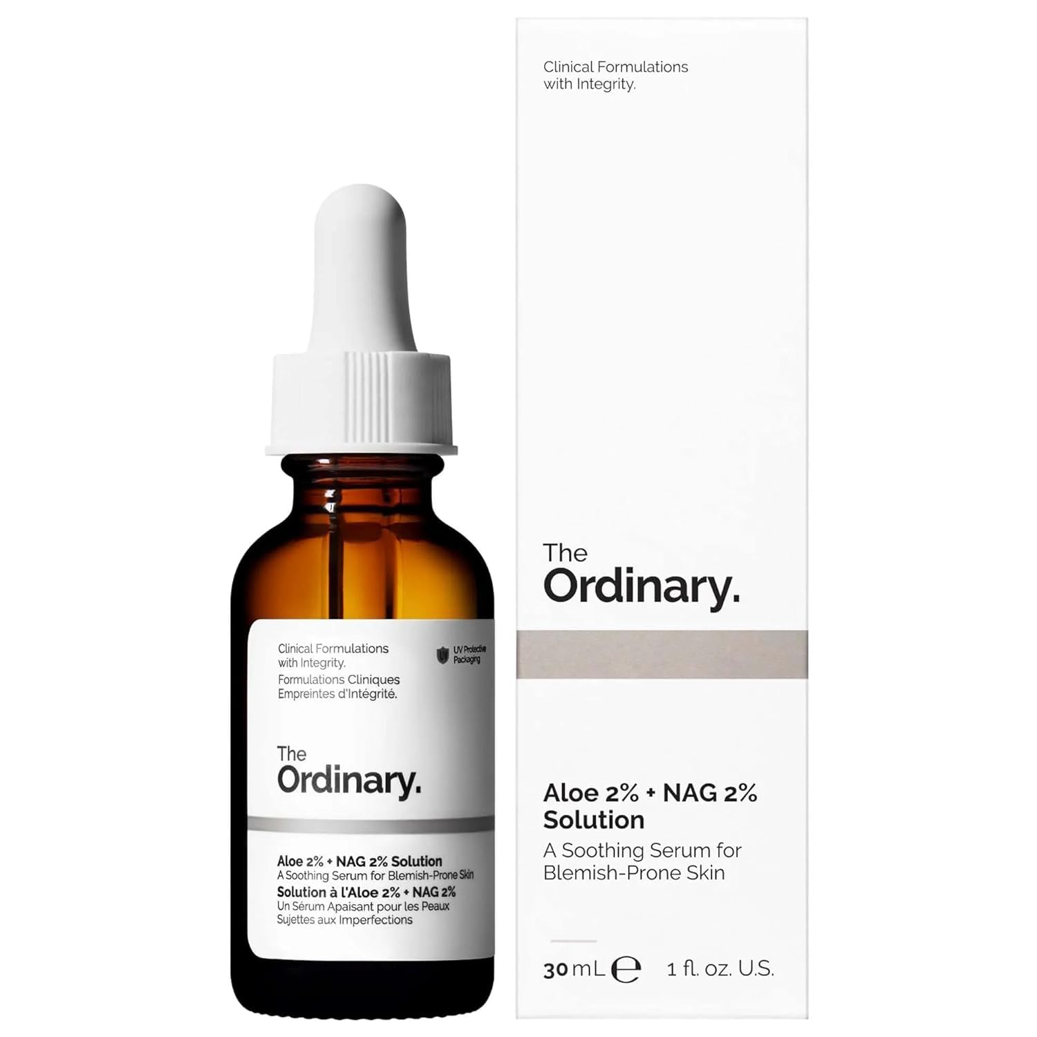 Sérum The Ordinary Aloe 2% + Nag 2% Solution 30 Ml - Venta Internacional.