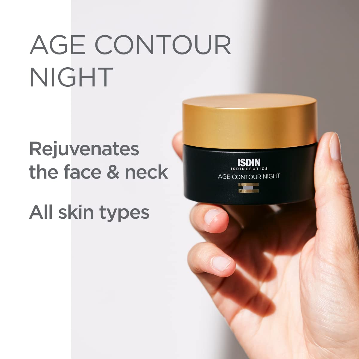 Foto 5 pulgar | Crema Nocturna Para Rostro Y Cuello Isdin Age Contour Con Melatonina 50 Ml - Venta Internacional.