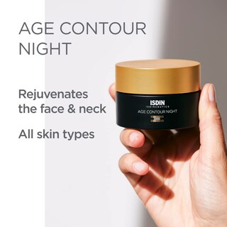 Foto 4 | Crema Nocturna Para Rostro Y Cuello Isdin Age Contour Con Melatonina 50 Ml - Venta Internacional.