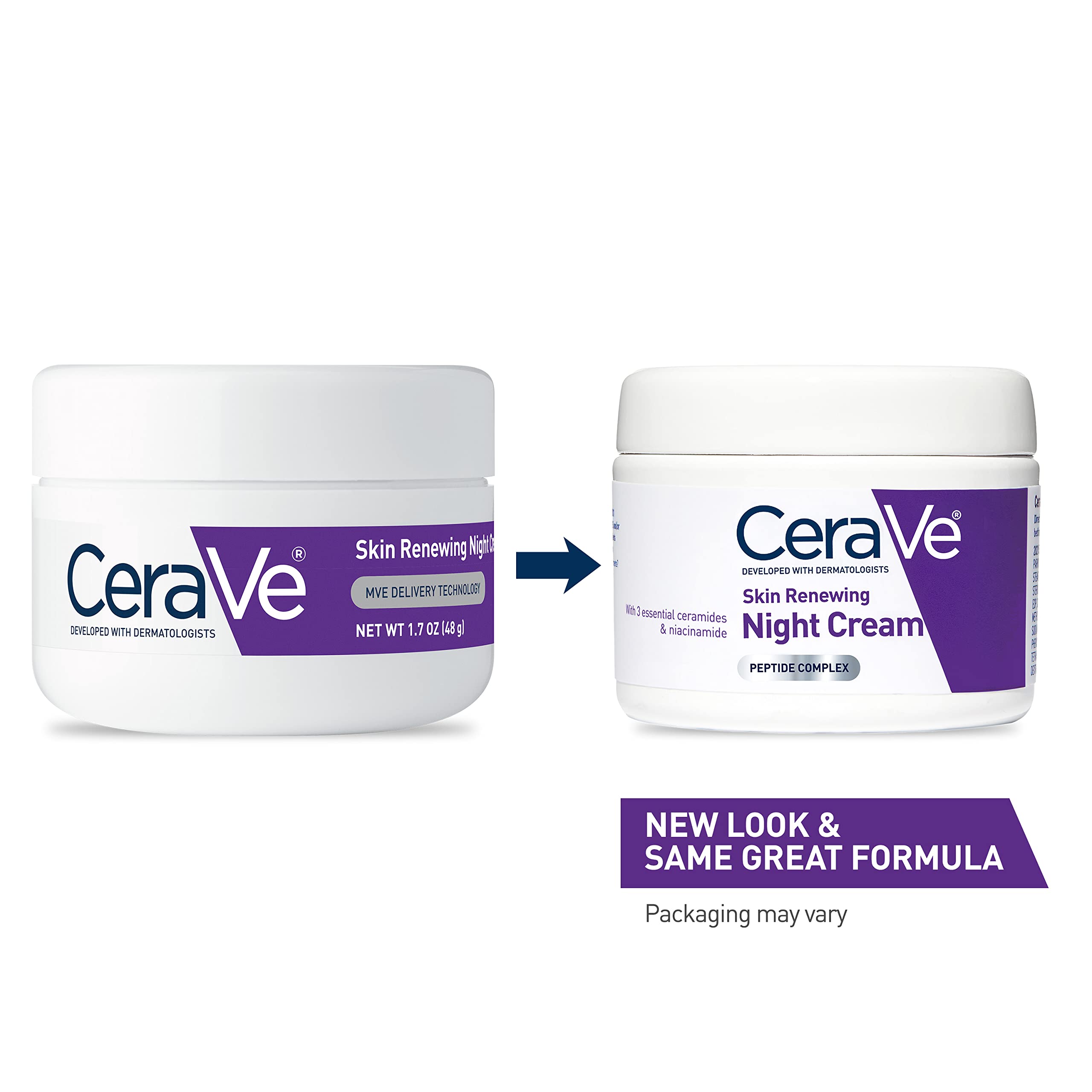 Foto 2 | Crema De Noche Cerave Skin Renewing Con Niacinamida 50 Ml - Venta Internacional.