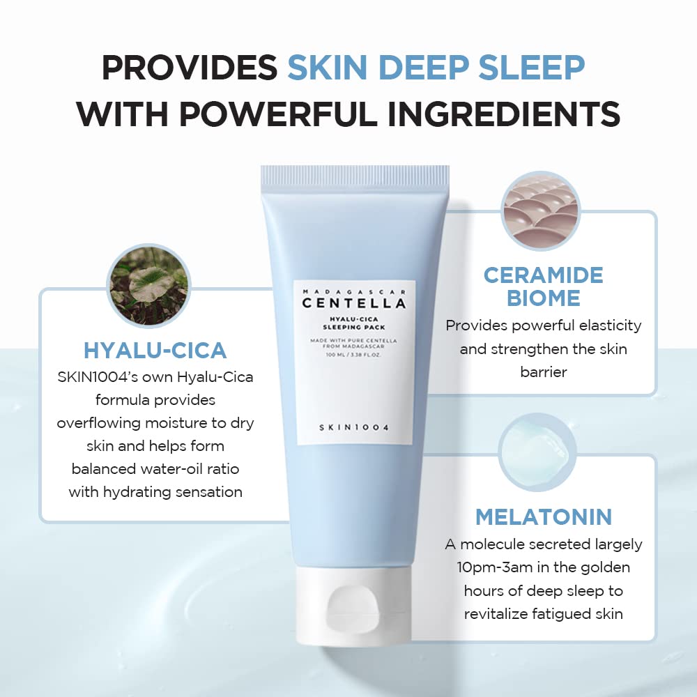 Foto 6 pulgar | Paquete Para Dormir Skin1004 Hyalu-cica 100 Ml Con Melatonina - Venta Internacional.
