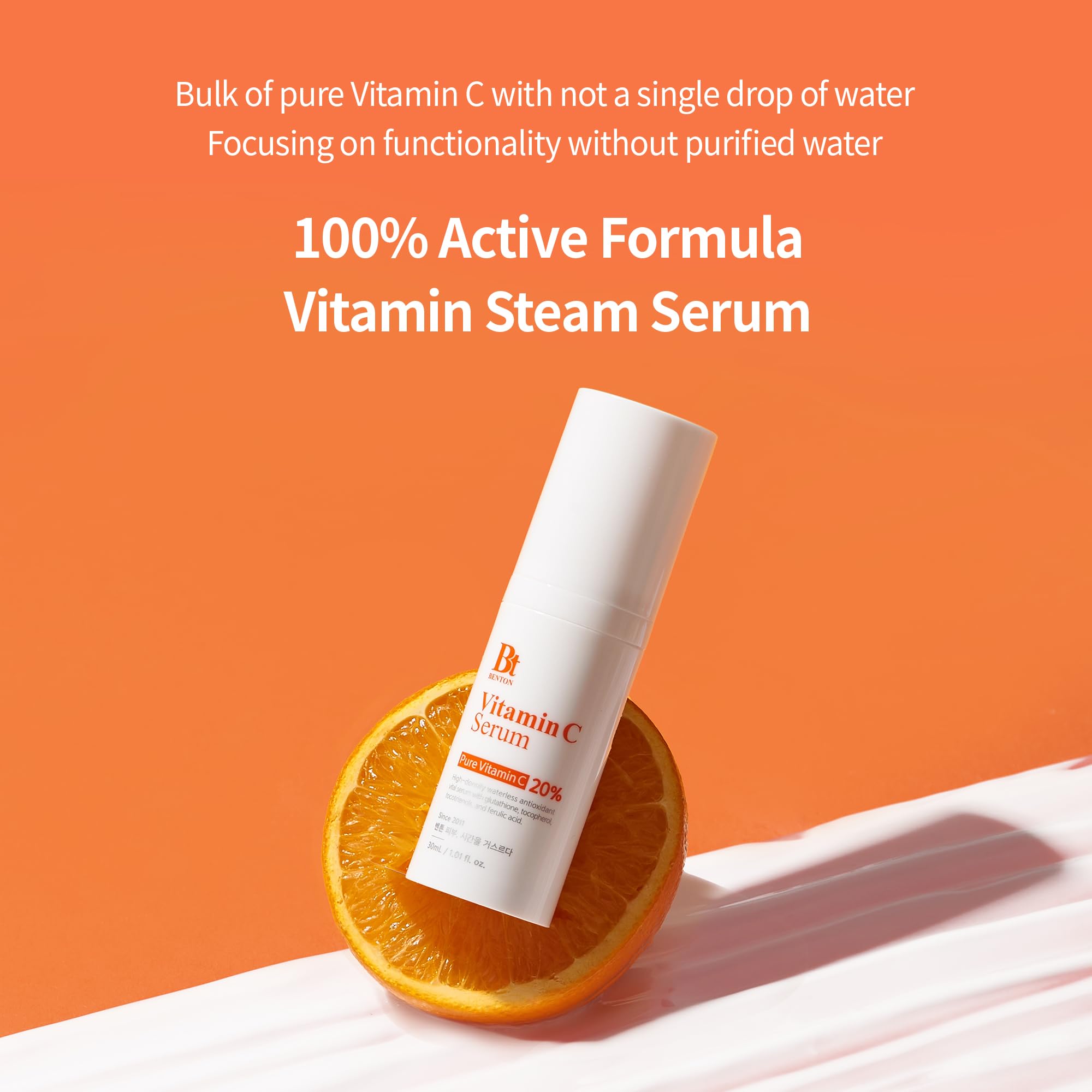 Foto 3 pulgar | Sérum Benton Vitamina C 20% Pura Para El Cuidado De La Piel Facial, 30 Ml - Venta Internacional.