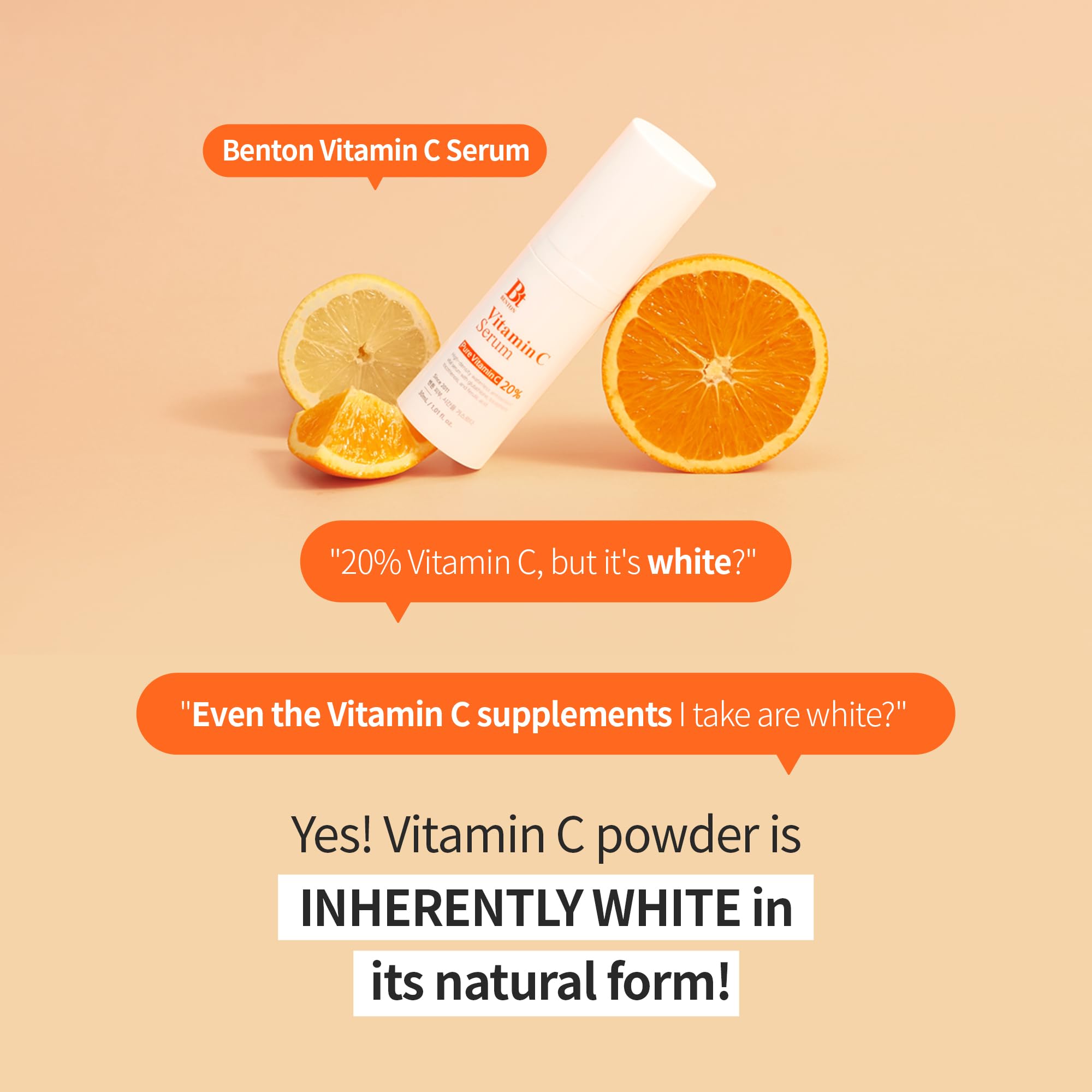 Foto 4 pulgar | Sérum Benton Vitamina C 20% Pura Para El Cuidado De La Piel Facial, 30 Ml - Venta Internacional.