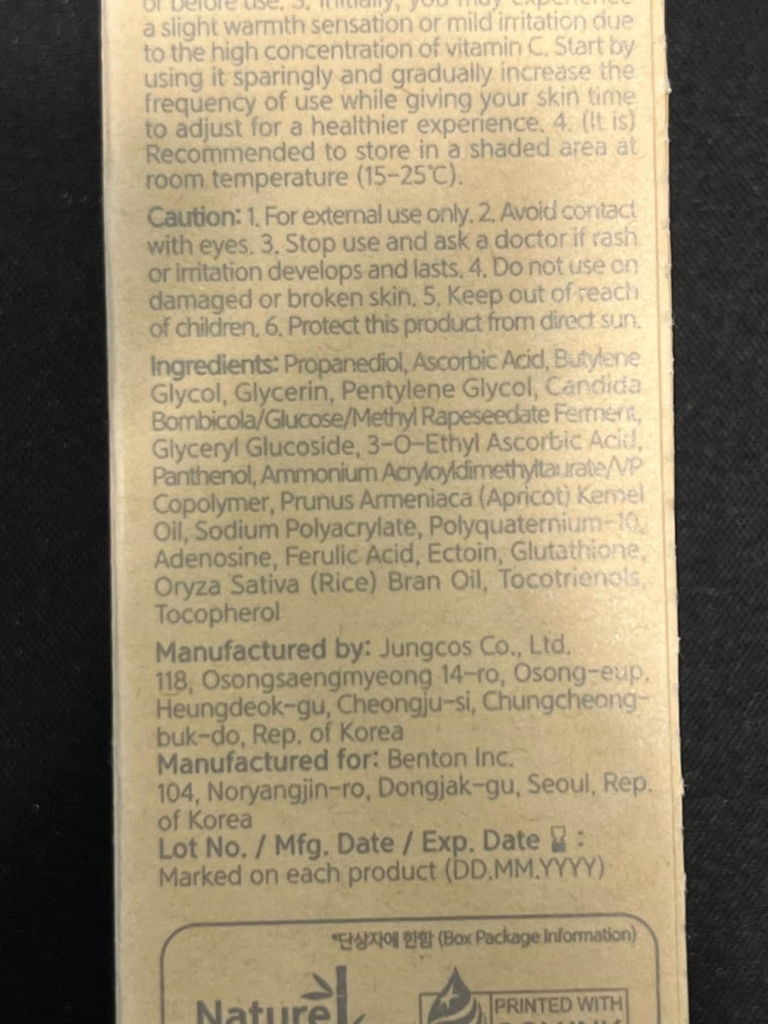 Foto 8 pulgar | Sérum Benton Vitamina C 20% Pura Para El Cuidado De La Piel Facial, 30 Ml - Venta Internacional.
