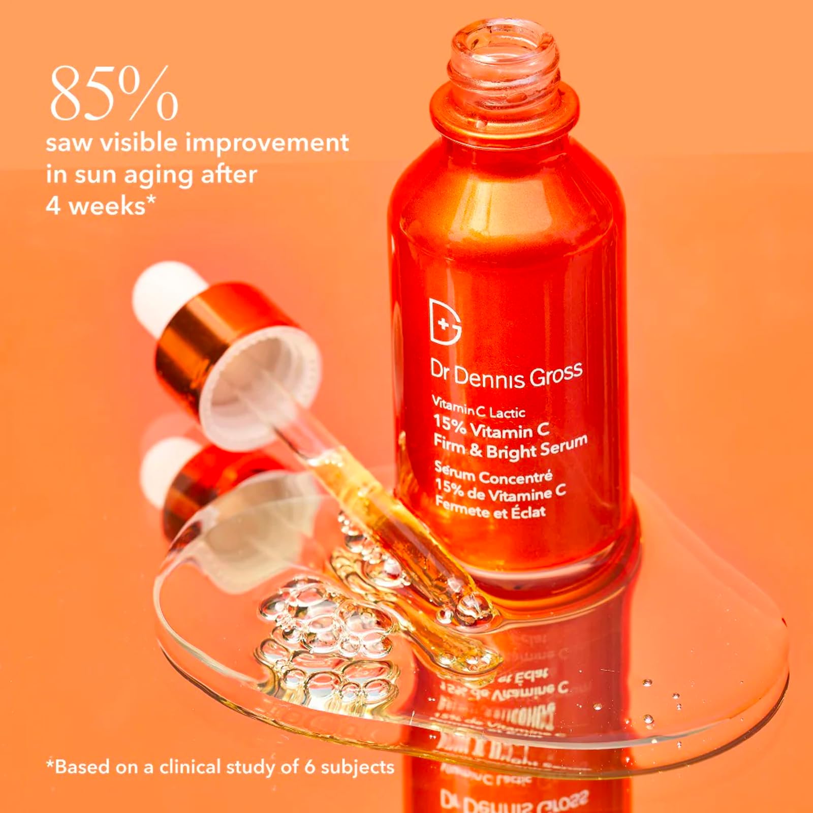 Foto 3 pulgar | Sérum Dr. Dennis Gross Con Vitamina C Láctica 15%, Reafirmante E Iluminador, 30 Ml - Venta Internacional.