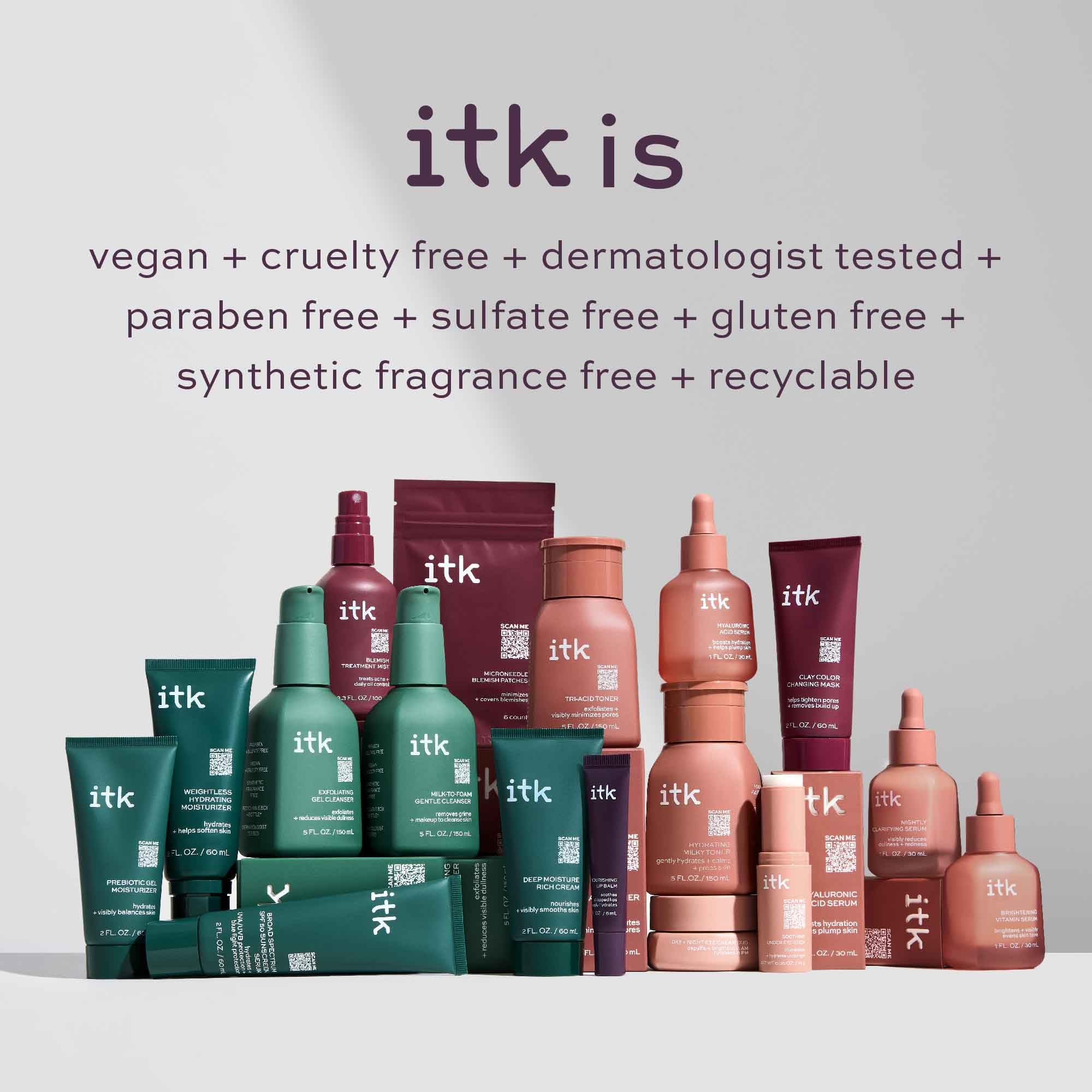 Foto 5 pulgar | Gel Prebiótico Hidratante Itk De 60 Ml Para Pieles Unisex Propensas Al Acné - Venta Internacional.