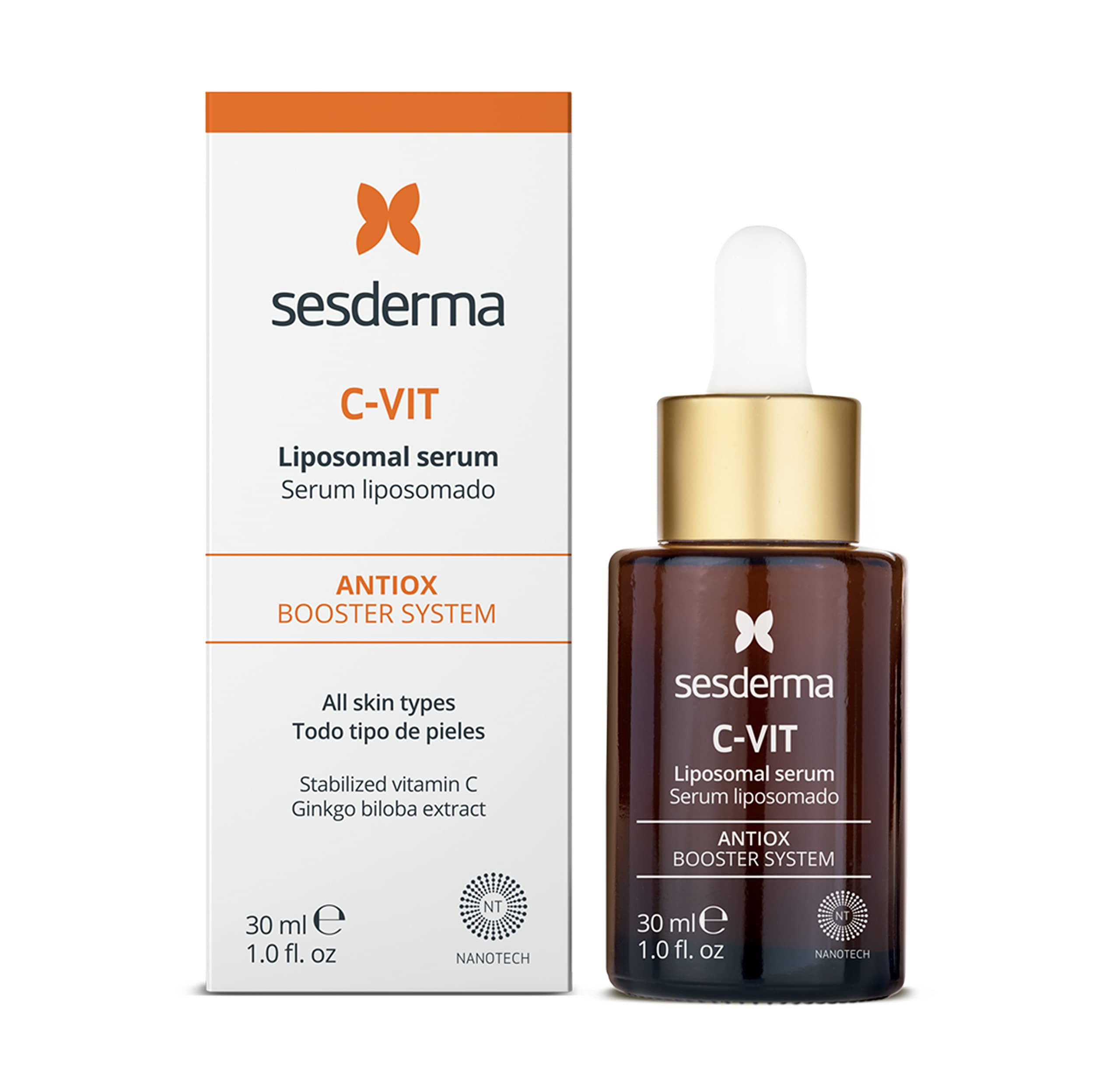 Sérum Sesderma C-vit Liposomal 30 Ml Para El Cuidado De La Piel Antioxidante - Venta Internacional.