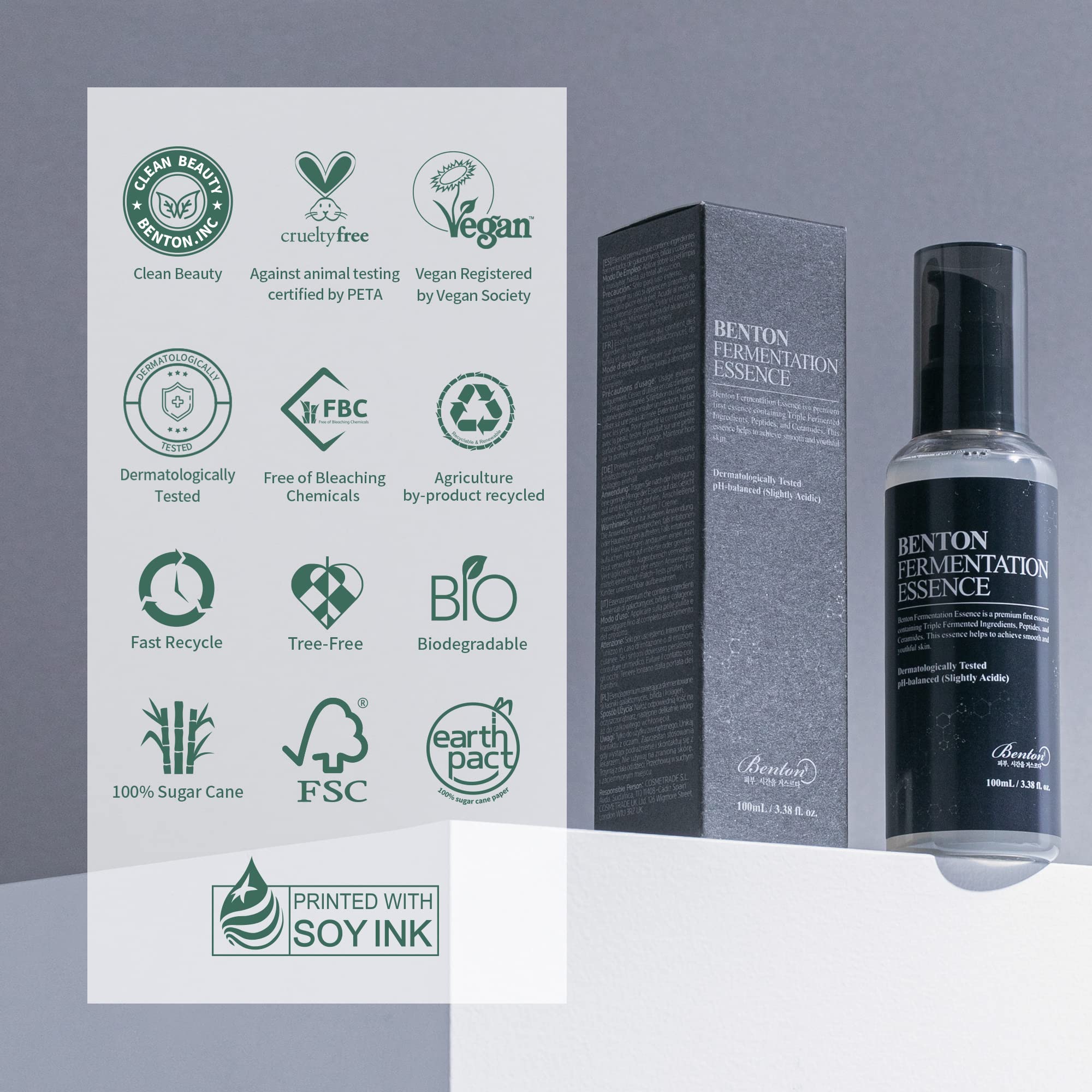 Foto 8 pulgar | Essence Benton Fermentation, 100 Ml, Galactomyces Y Bífida - Venta Internacional.