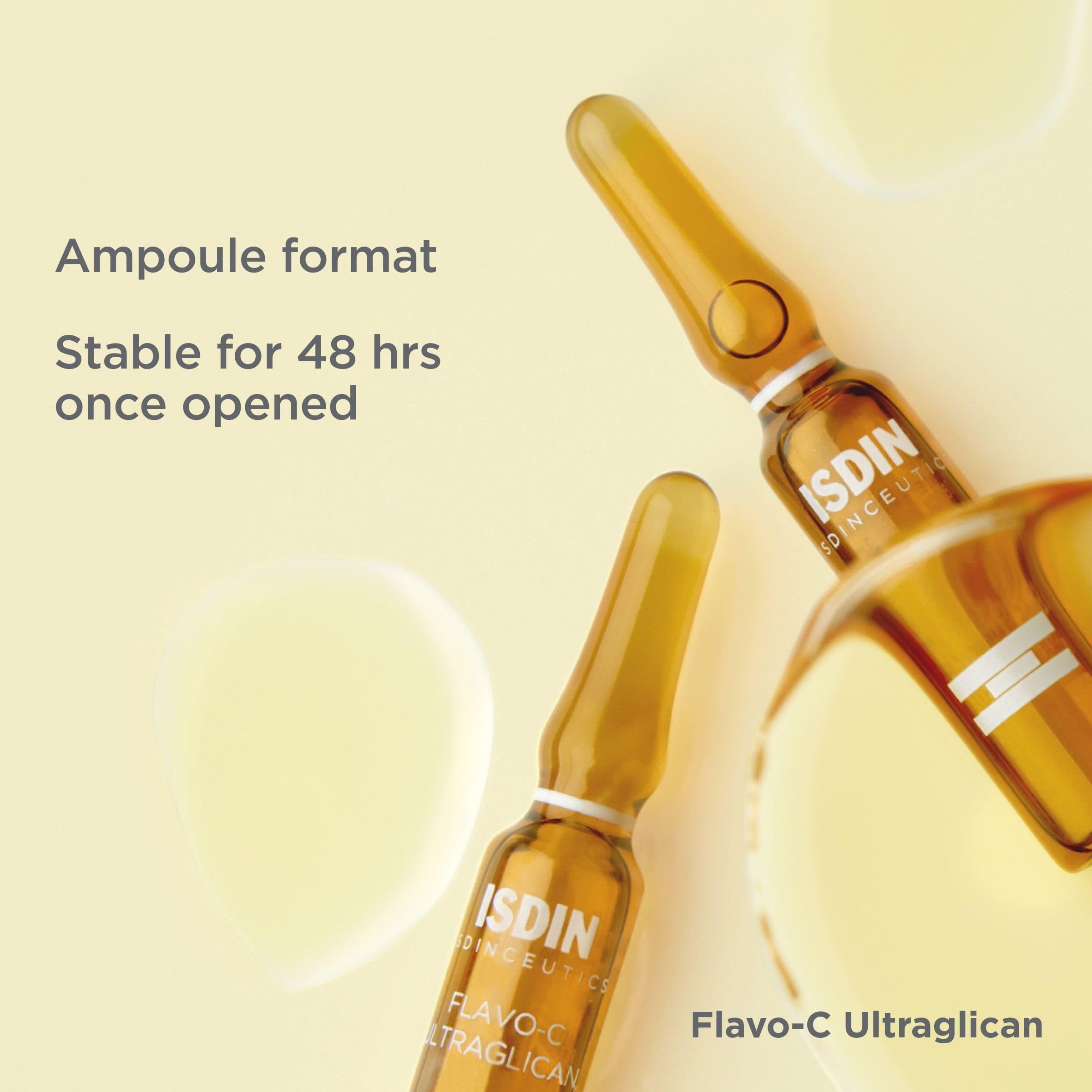 Foto 6 pulgar | Ampollas De Suero Isdin Flavo-c Ultraglican, Vitamina C, Ácido Hialurónico - Venta Internacional.
