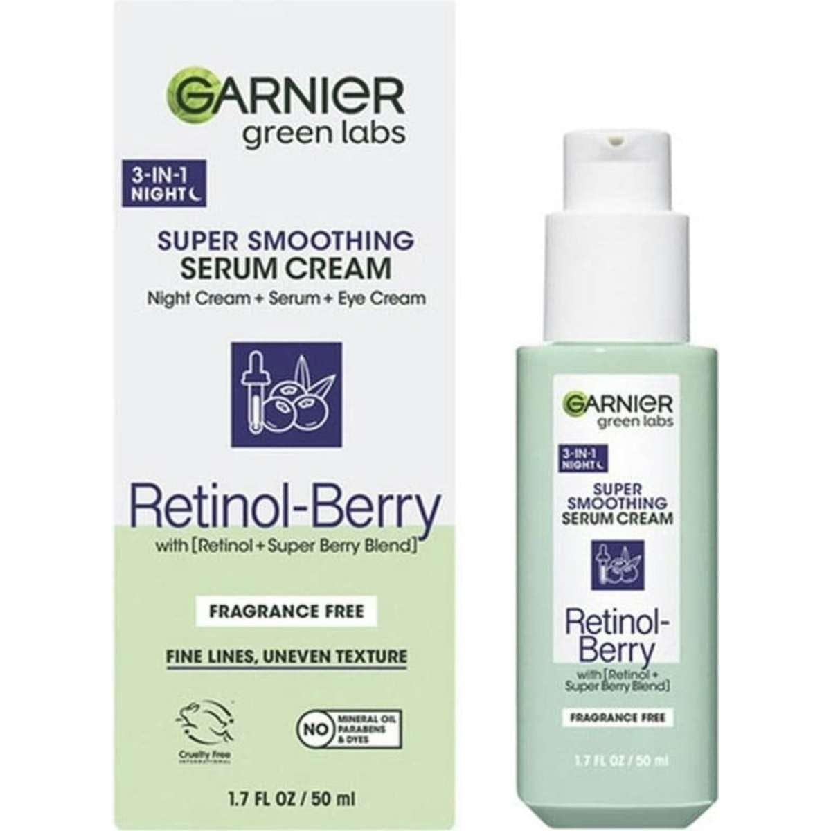 Foto 2 pulgar | Crema Sérum Garnier Green Labs Super Smoothing Retinol 50 Ml - Venta Internacional.