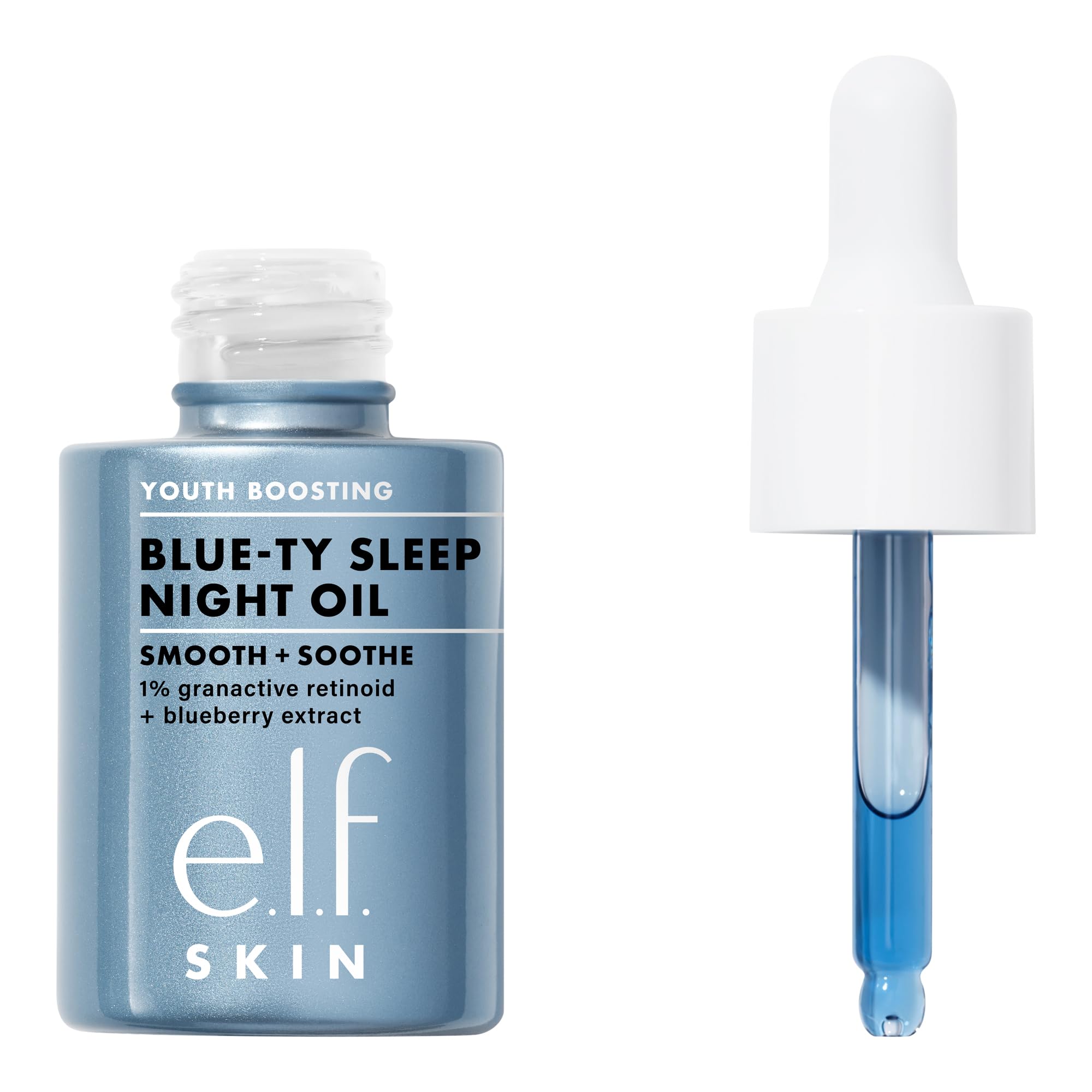 Foto 2 pulgar | Aceite Nocturno E.l.f. Skin Youth Boosting Blue-ty Sleep Vegan - Venta Internacional.