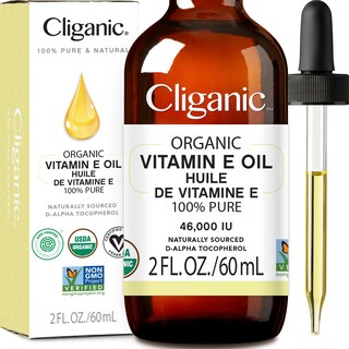 Foto 1 | Aceite De Vitamina E Cliganic Organic Pure 60 Ml Para Piel, Cabello Y Rostro - Venta Internacional.