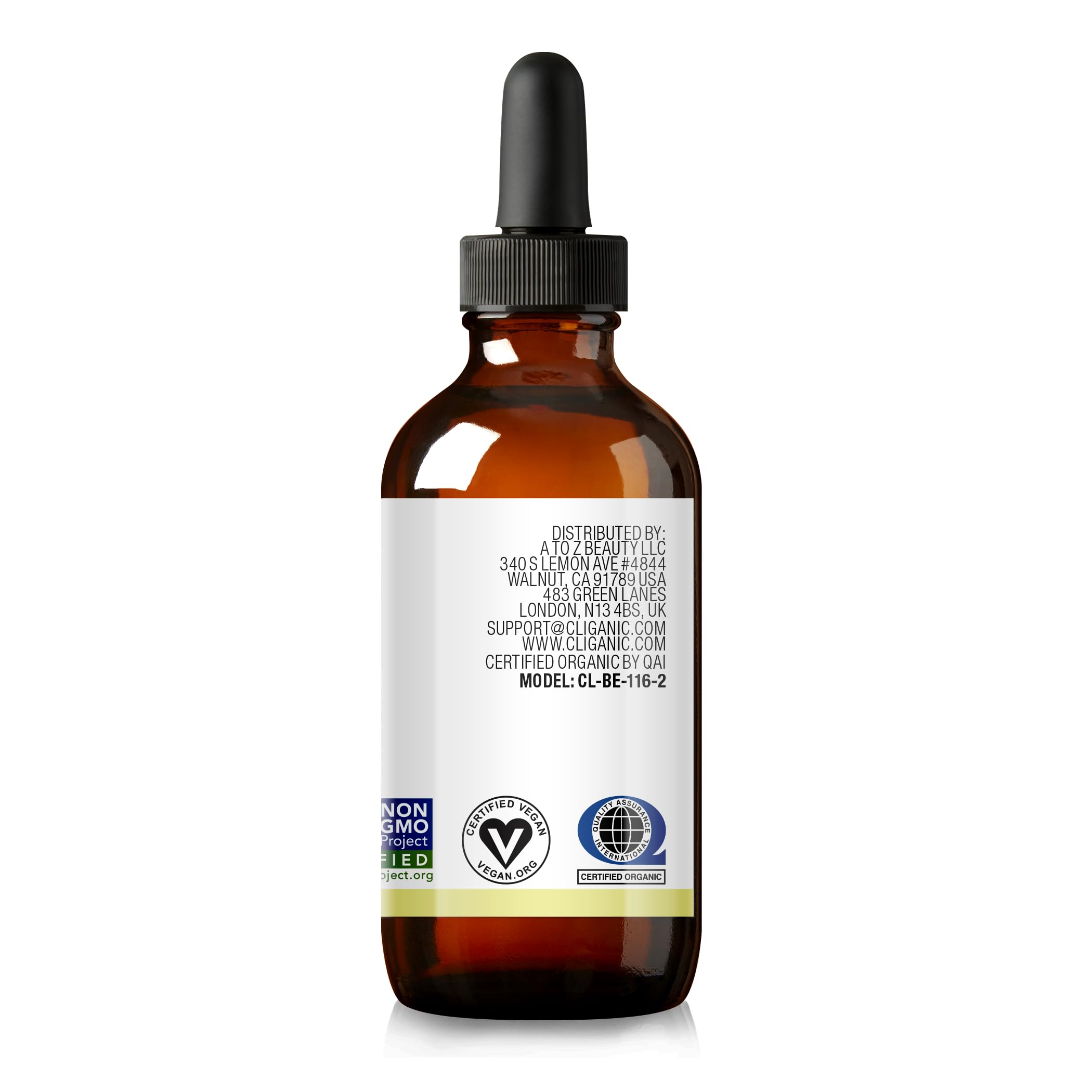 Foto 8 pulgar | Aceite De Vitamina E Cliganic Organic Pure 60 Ml Para Piel, Cabello Y Rostro - Venta Internacional.