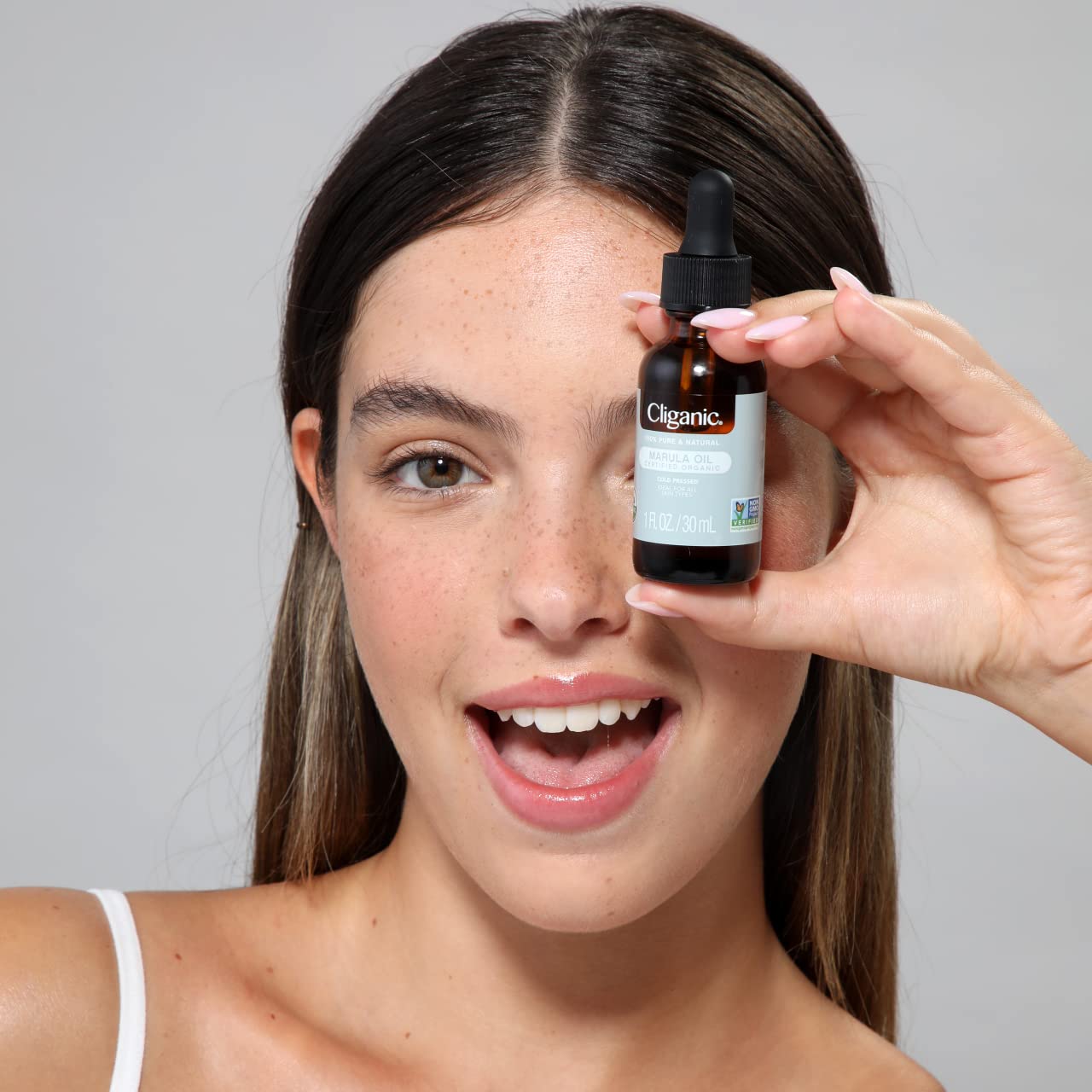 Foto 2 | Aceite De Marula Cliganic, 60 Ml, 100% Puro, Orgánico, Prensado En Frío - Venta Internacional.