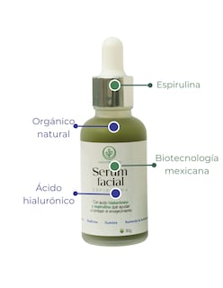 Foto 2 | Serum Facial Hidratante Hadosbiotec Con Espirulina, Ácido Hialurónico Y Complejo Vitamínico 30 G