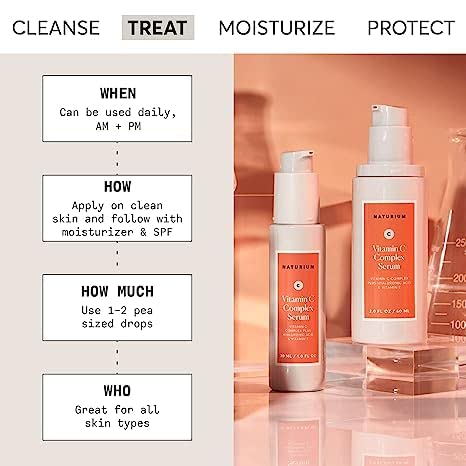 Foto 3 pulgar | Serum Naturium Con Complejo De Vitamina C Para Rostro, 60 Ml, Con Ácido Hialurónico - Venta Internacional.