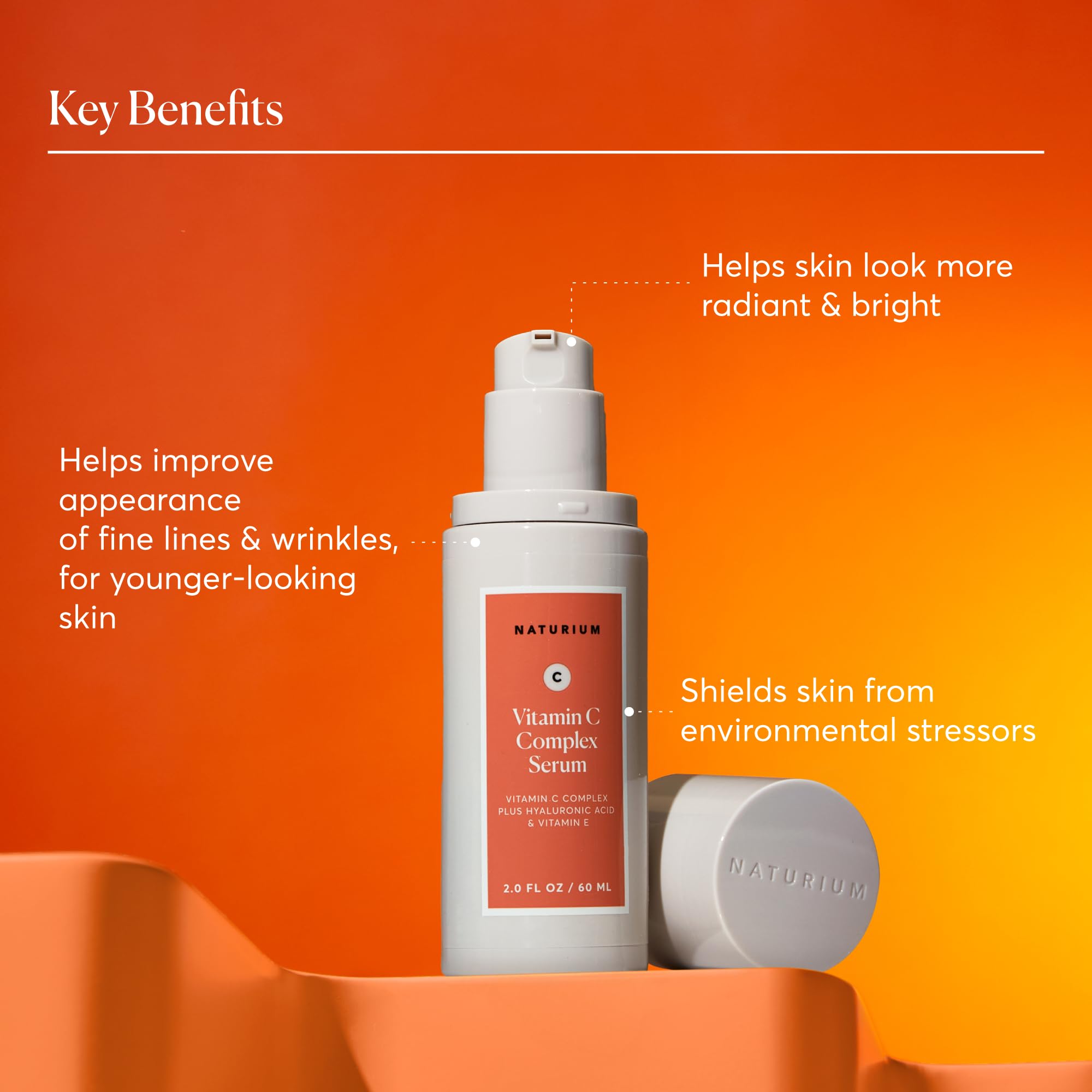 Foto 5 | Serum Naturium Con Complejo De Vitamina C Para Rostro, 60 Ml, Con Ácido Hialurónico - Venta Internacional.