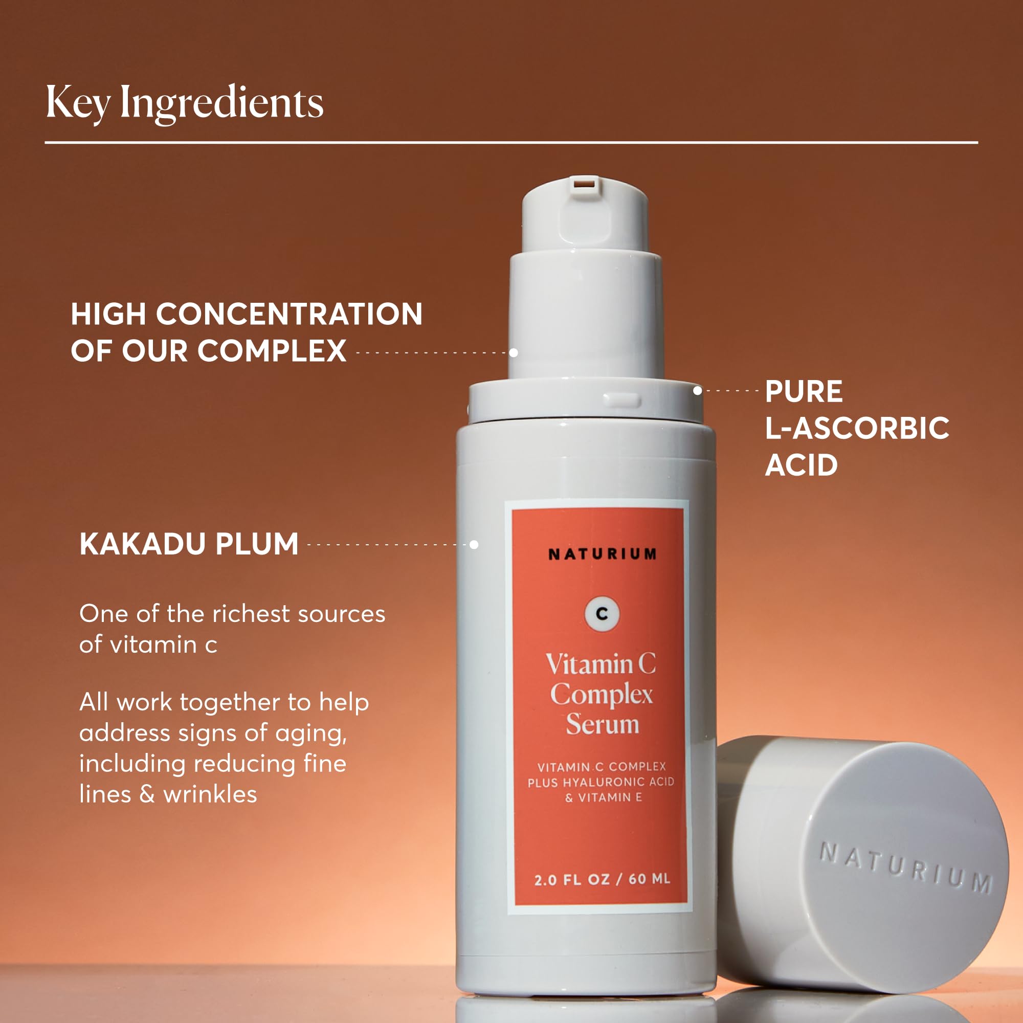 Foto 7 pulgar | Serum Naturium Con Complejo De Vitamina C Para Rostro, 60 Ml, Con Ácido Hialurónico - Venta Internacional.