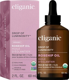 Foto 1 | Aceite De Semilla De Rosa Mosqueta Cliganic 100% Puro Orgánico Para Rostro, 30 Ml - Venta Internacional.
