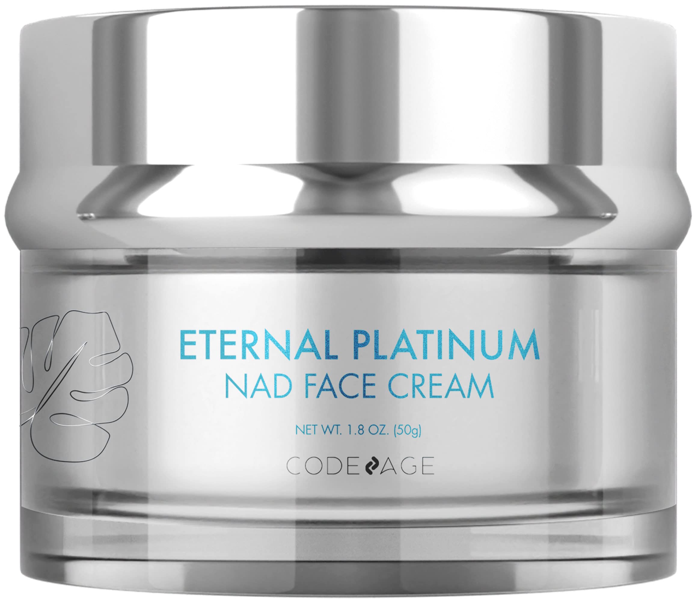 Crema Facial Codeage Eternal Platinum Nad 50 Ml Con Resveratrol - Venta Internacional.