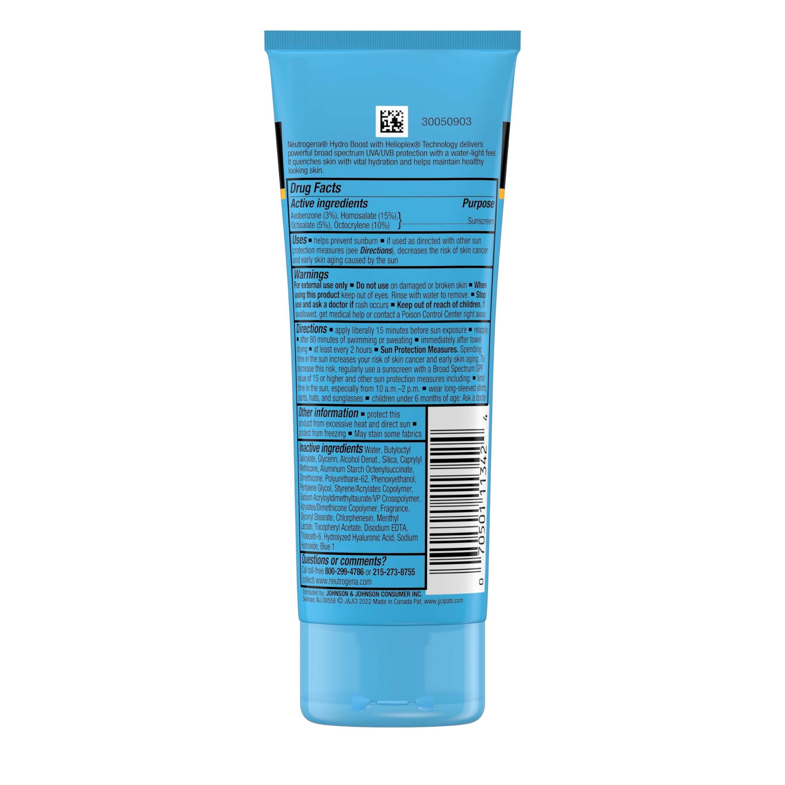 Foto 6 pulgar | Loción De Protección Solar Neutrogena Hydro Boost Spf 50 90 Ml - Venta Internacional.