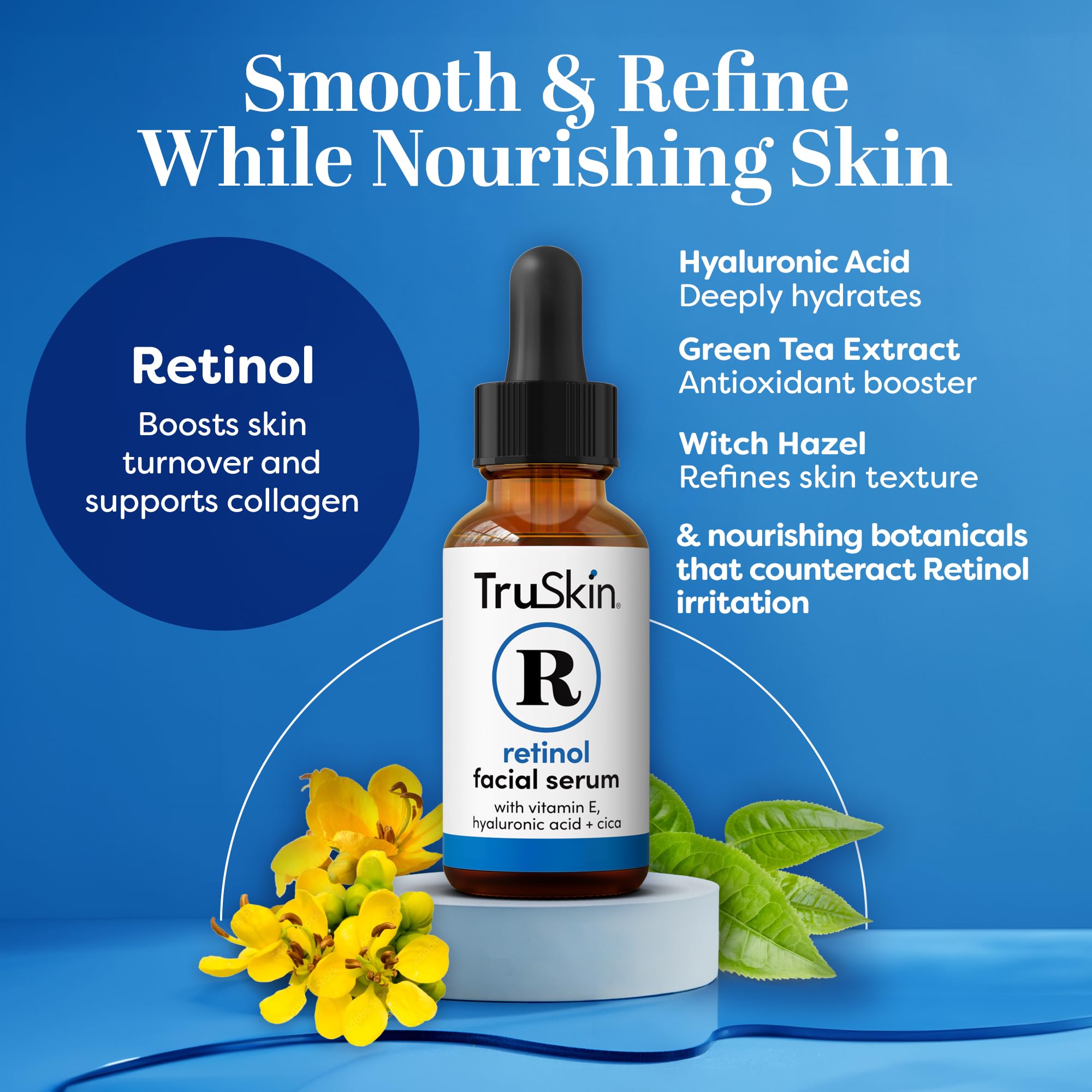Foto 4 pulgar | Sérum Truskin Retinol Para Rostro Antienvejecimiento, 60 Ml, Con Ácido Hialurónico - Venta Internacional.