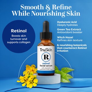 Foto 3 | Sérum Truskin Retinol Para Rostro Antienvejecimiento, 60 Ml, Con Ácido Hialurónico - Venta Internacional.