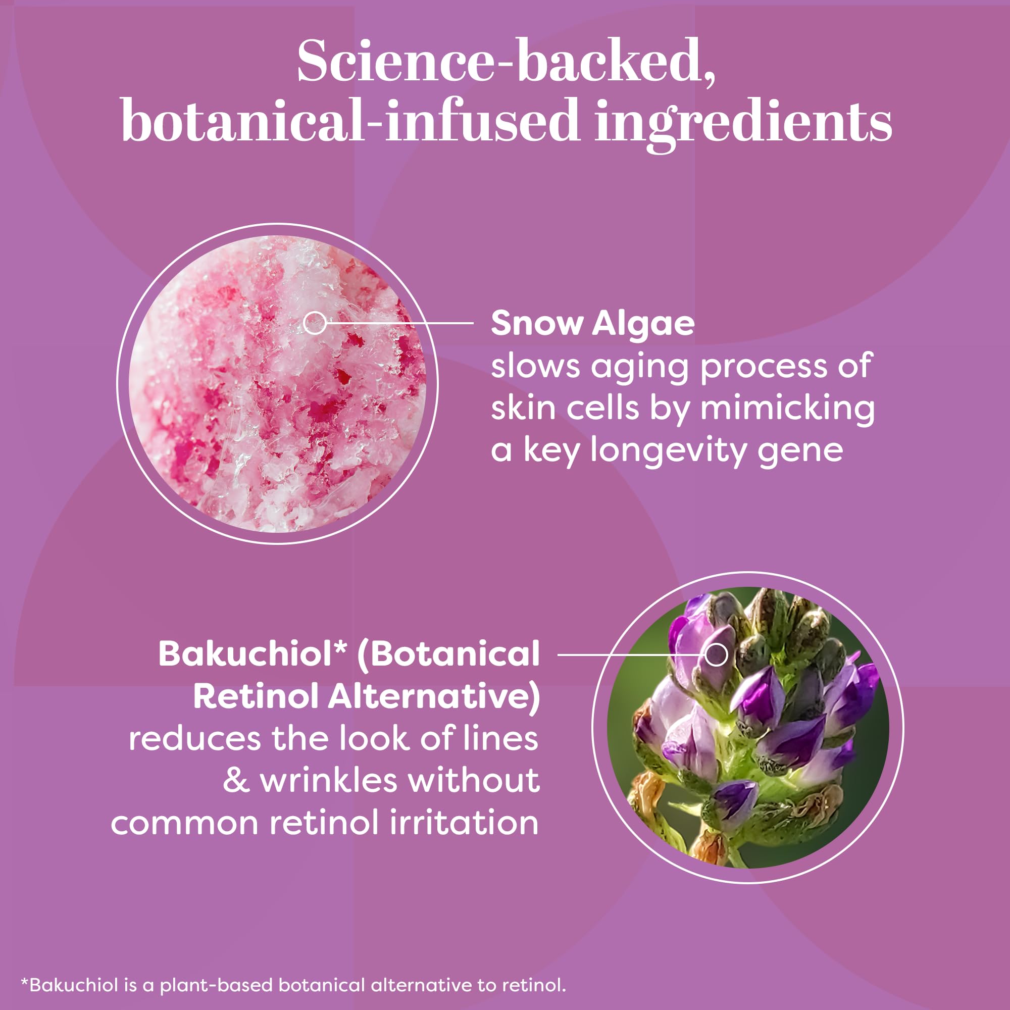 Foto 4 pulgar | Crema Hidratante Truskin Longevity Bakuchiol Snow Algae 60 Ml - Venta Internacional.