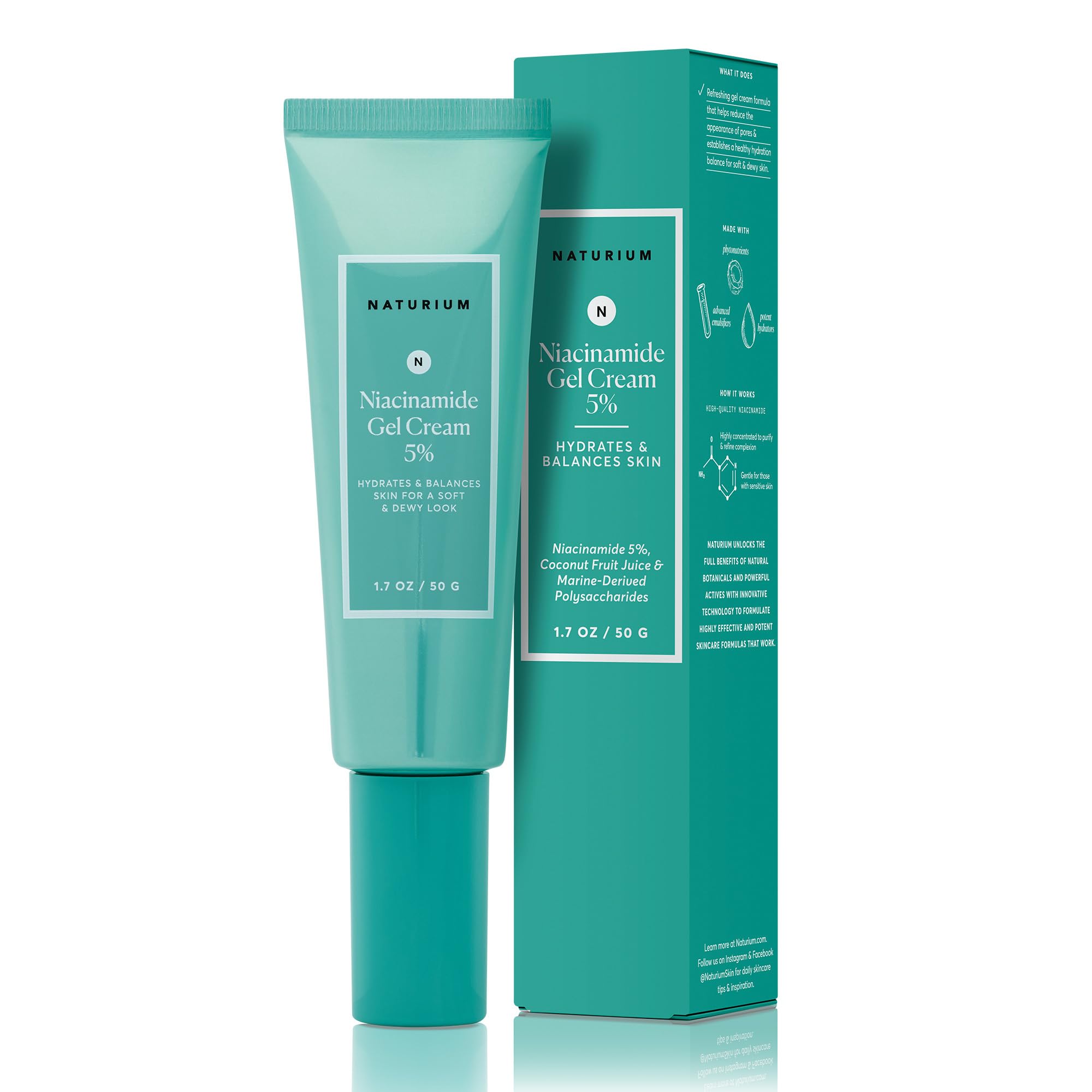 Crema Hidratante En Gel De Niacinamida Naturium 5% 50 Ml - Venta Internacional.