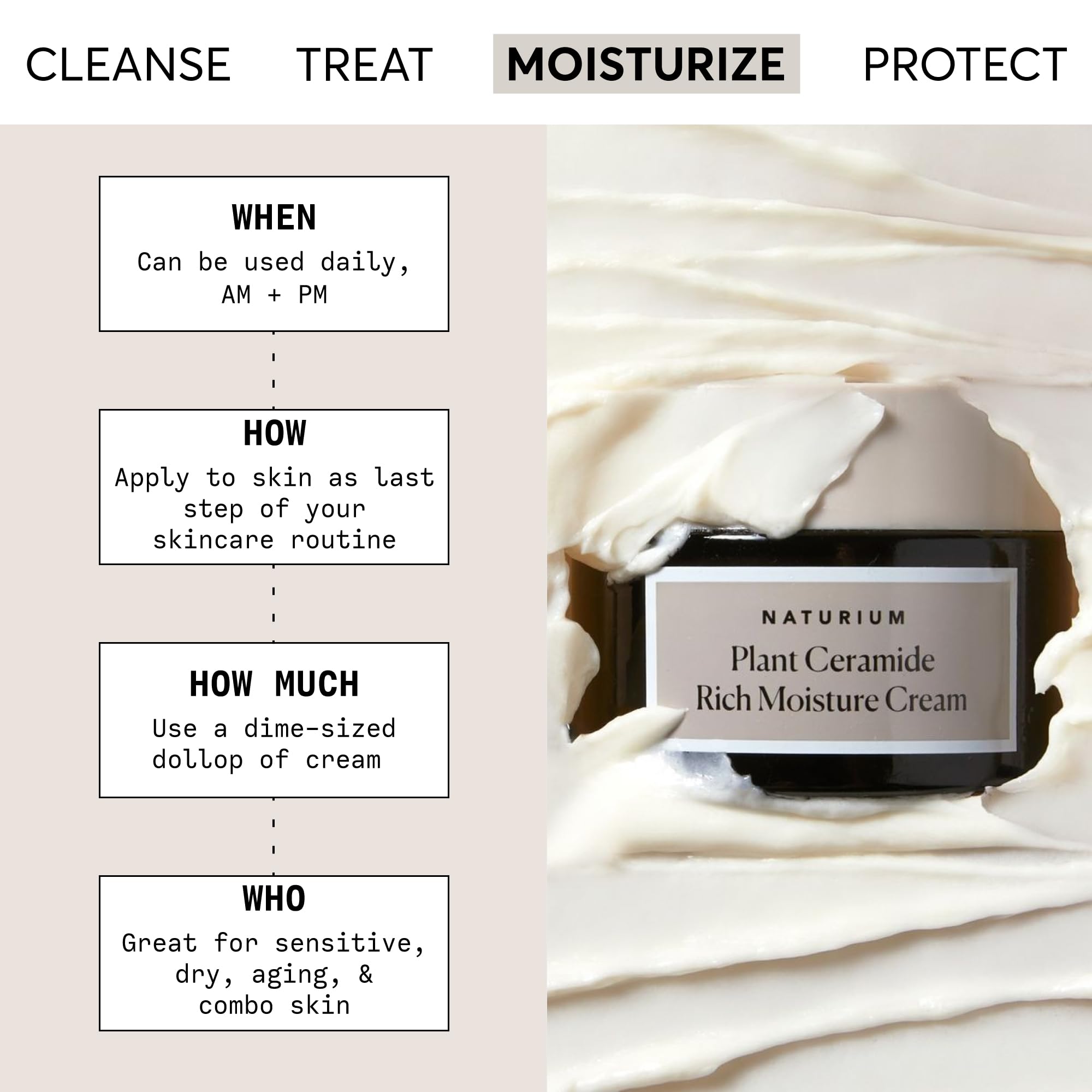 Foto 3 pulgar | Crema Hidratante Naturium Plant Ceramide Rich 50 Ml - Venta Internacional.