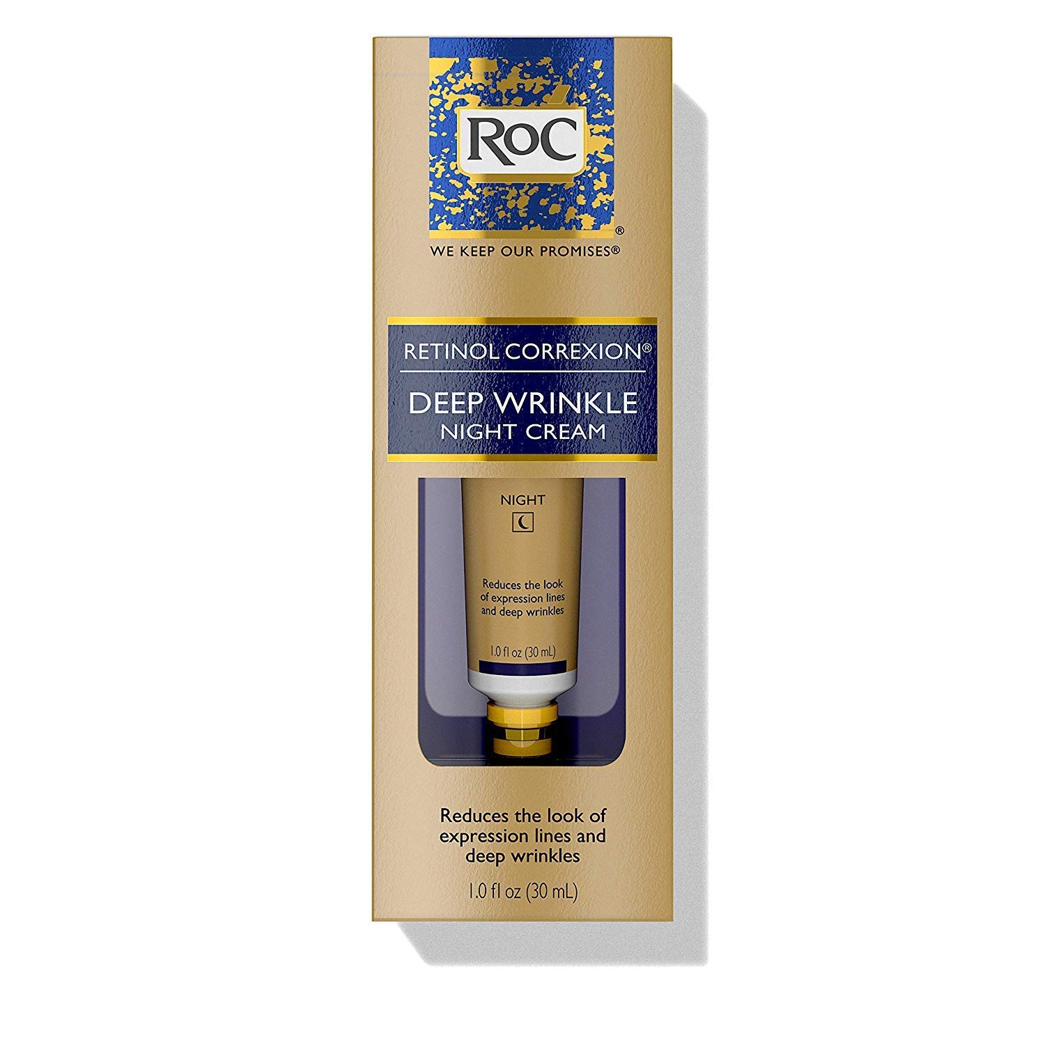 Foto 3 pulgar | Crema De Noche Roc Retinol Correxion Deep Wrinkle 30 Ml, Paquete De 2 - Venta Internacional.