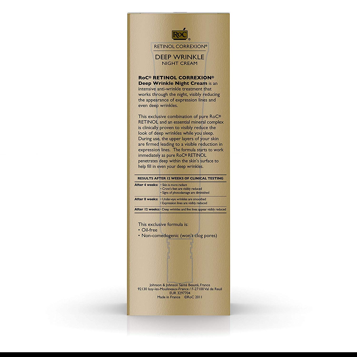 Foto 4 pulgar | Crema De Noche Roc Retinol Correxion Deep Wrinkle 30 Ml, Paquete De 2 - Venta Internacional.