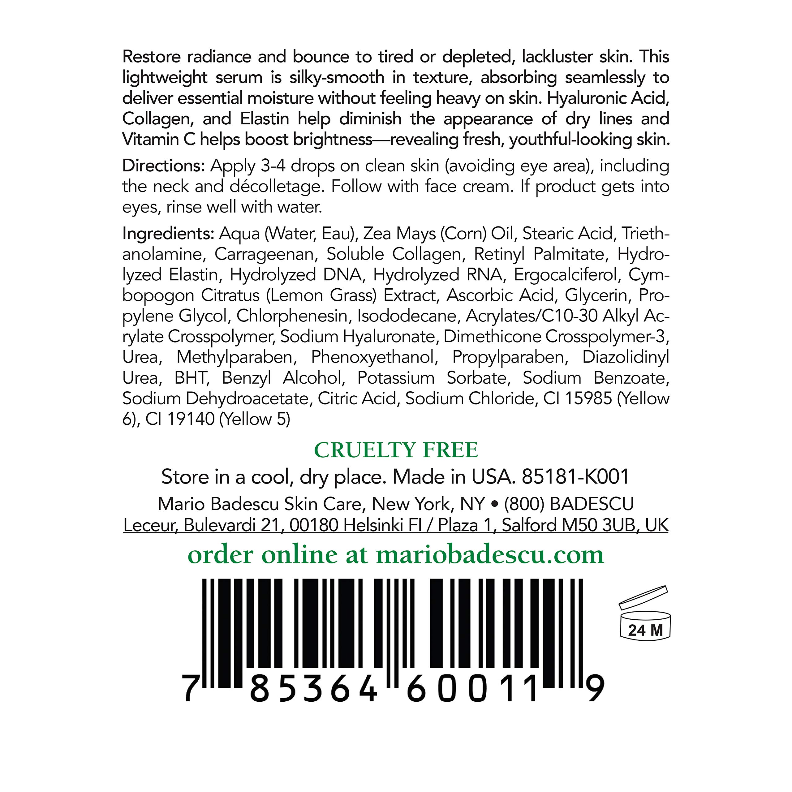 Foto 3 pulgar | Sérum Facial Mario Badescu Emulsión Hialurónica Con Vitamina C 30 Ml - Venta Internacional.