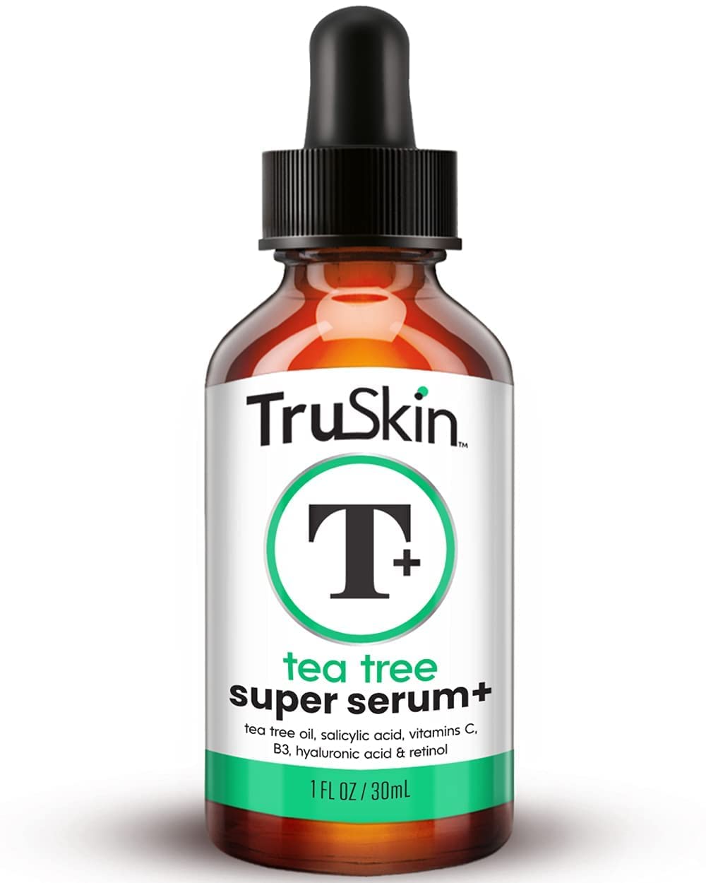 Sérum Truskin De Aceite De Árbol De Té Para Acné Facial, 30 Ml, Con Ácido Salicílico - Venta Internacional.