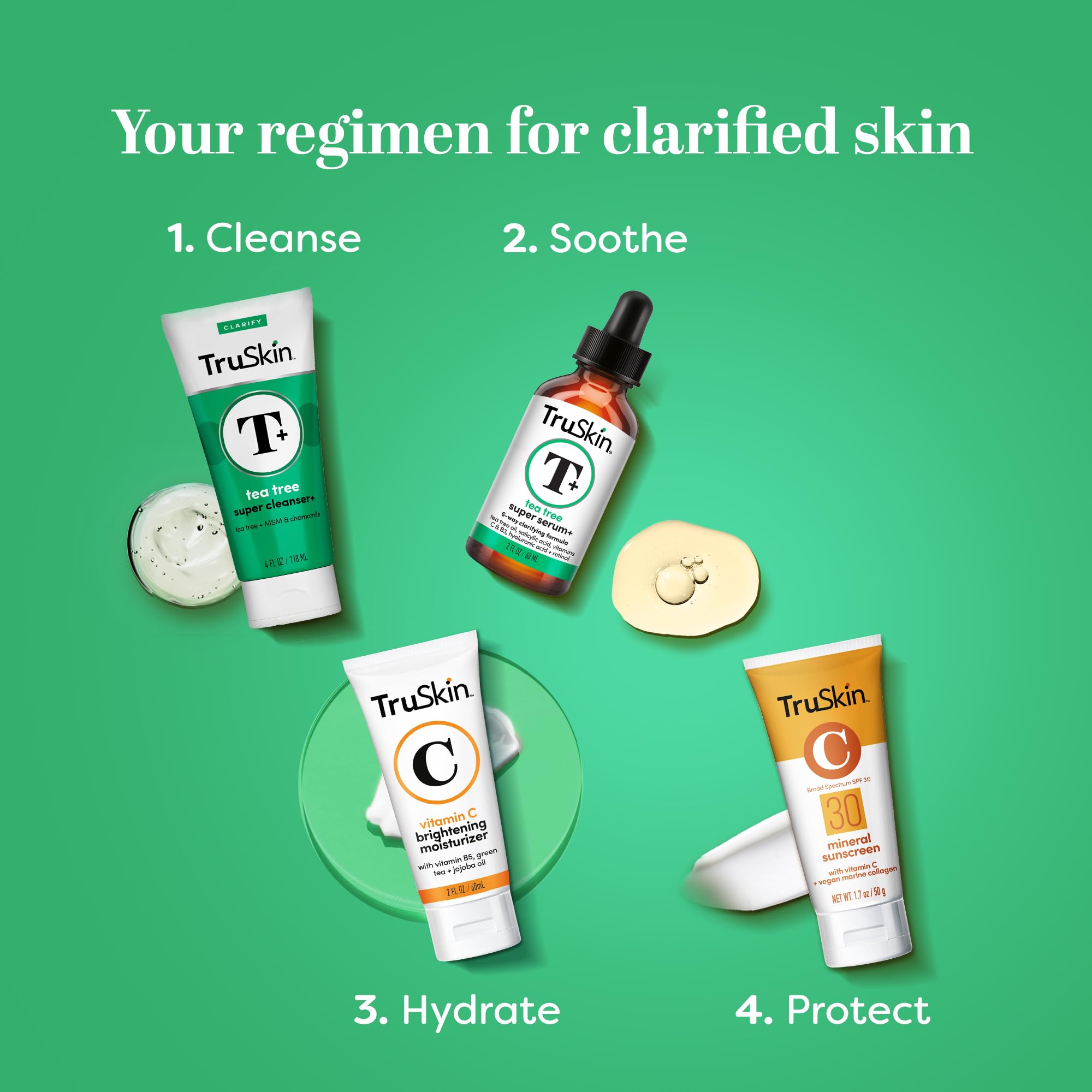 Foto 5 | Sérum Truskin De Aceite De Árbol De Té Para Acné Facial, 30 Ml, Con Ácido Salicílico - Venta Internacional.