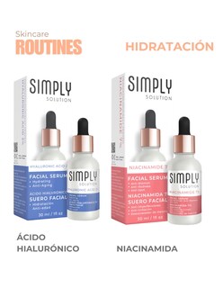 Foto 1 | Set Acido Hialuronico 2% Y Niacinamida 7% Simply Solution