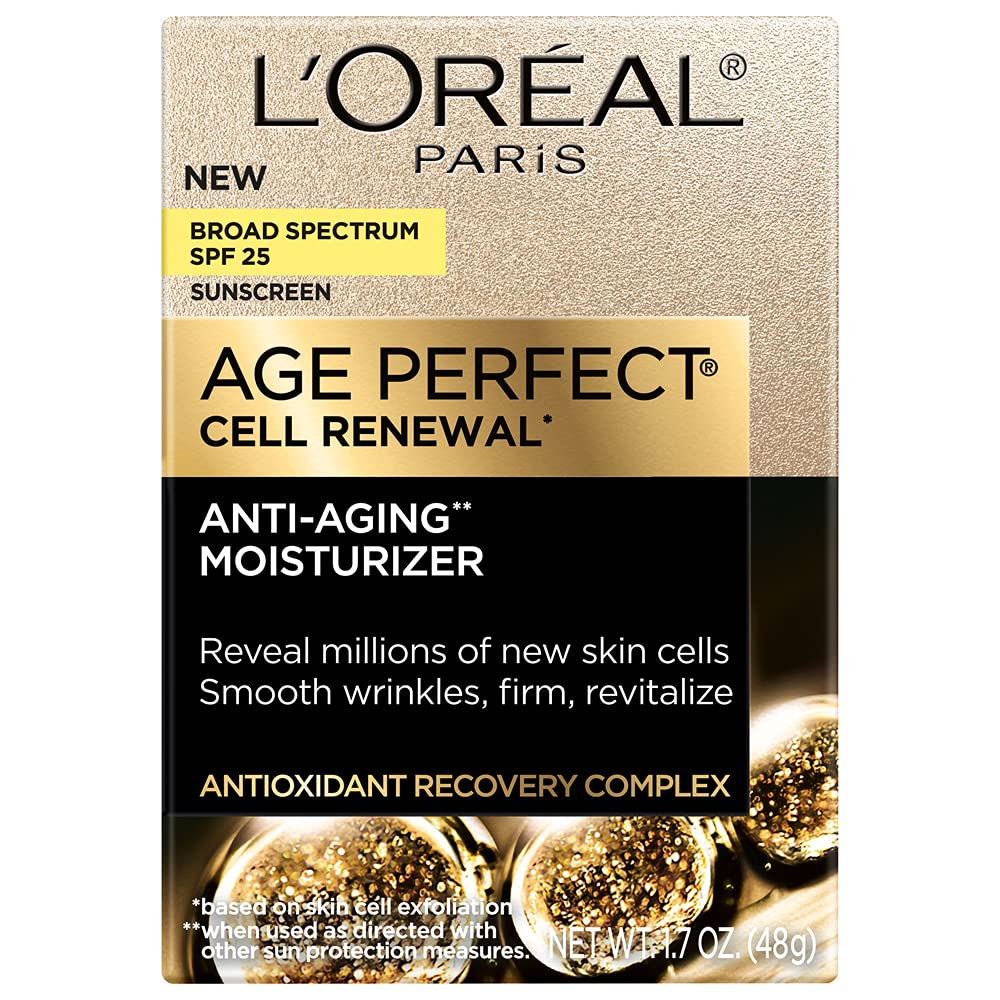 Foto 3 pulgar | Crema Hidratante L'oréal Paris Age Perfect Cell Renewal Spf 25 50 Ml - Venta Internacional.