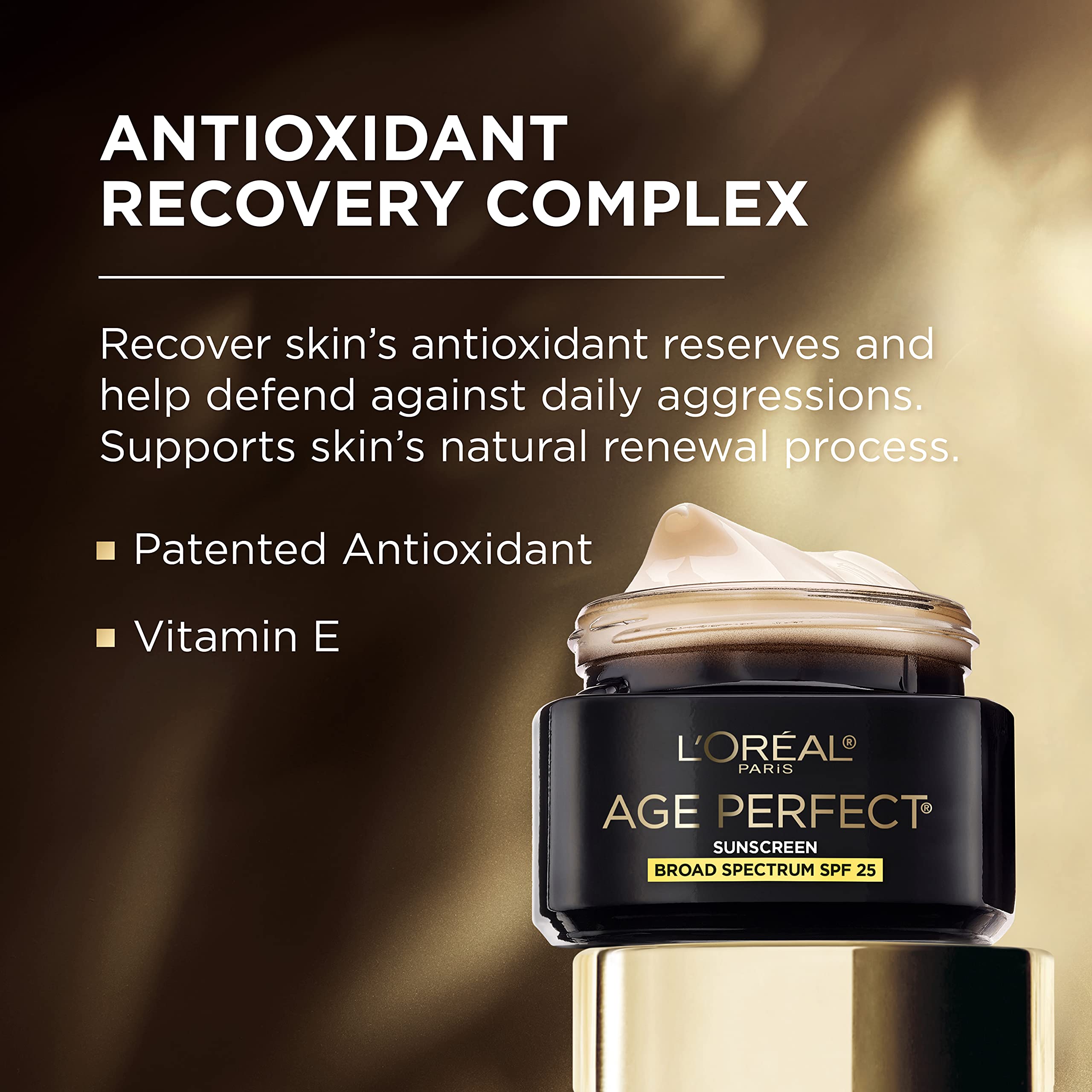 Foto 5 pulgar | Crema Hidratante L'oréal Paris Age Perfect Cell Renewal Spf 25 50 Ml - Venta Internacional.