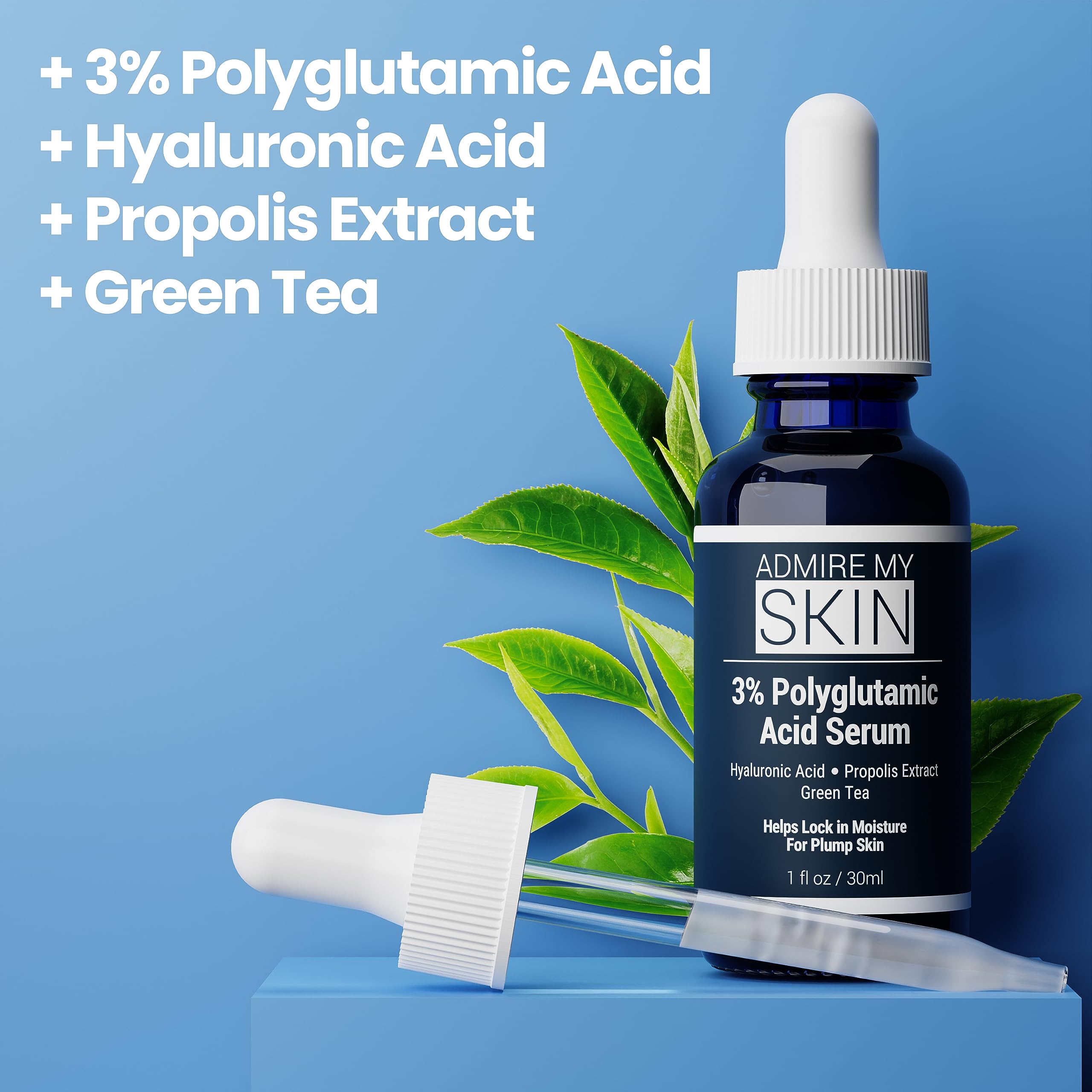 Foto 5 pulgar | Sérum Facial Admire My Skin Ácido Poliglutámico Orgánico 30 Ml - Venta Internacional.