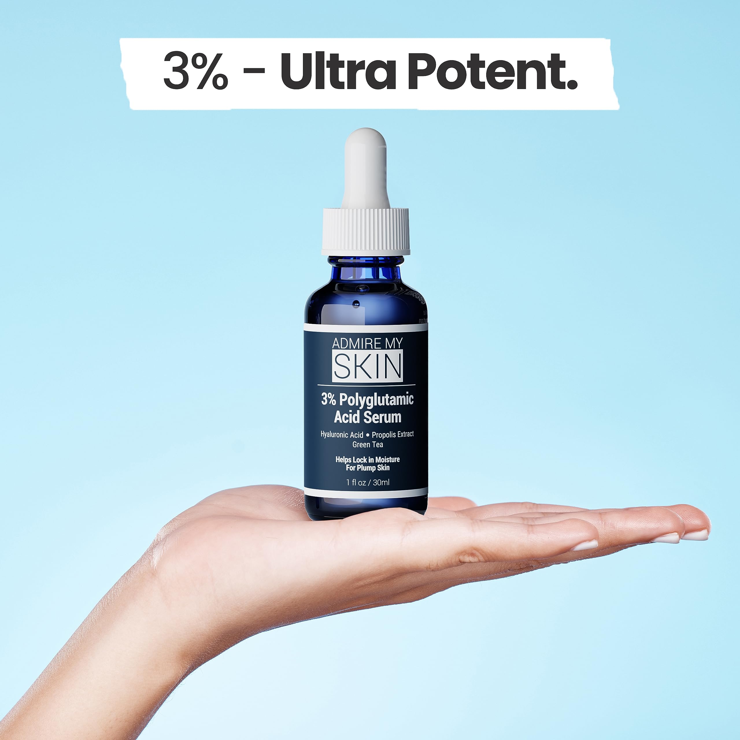 Foto 6 pulgar | Sérum Facial Admire My Skin Ácido Poliglutámico Orgánico 30 Ml - Venta Internacional.