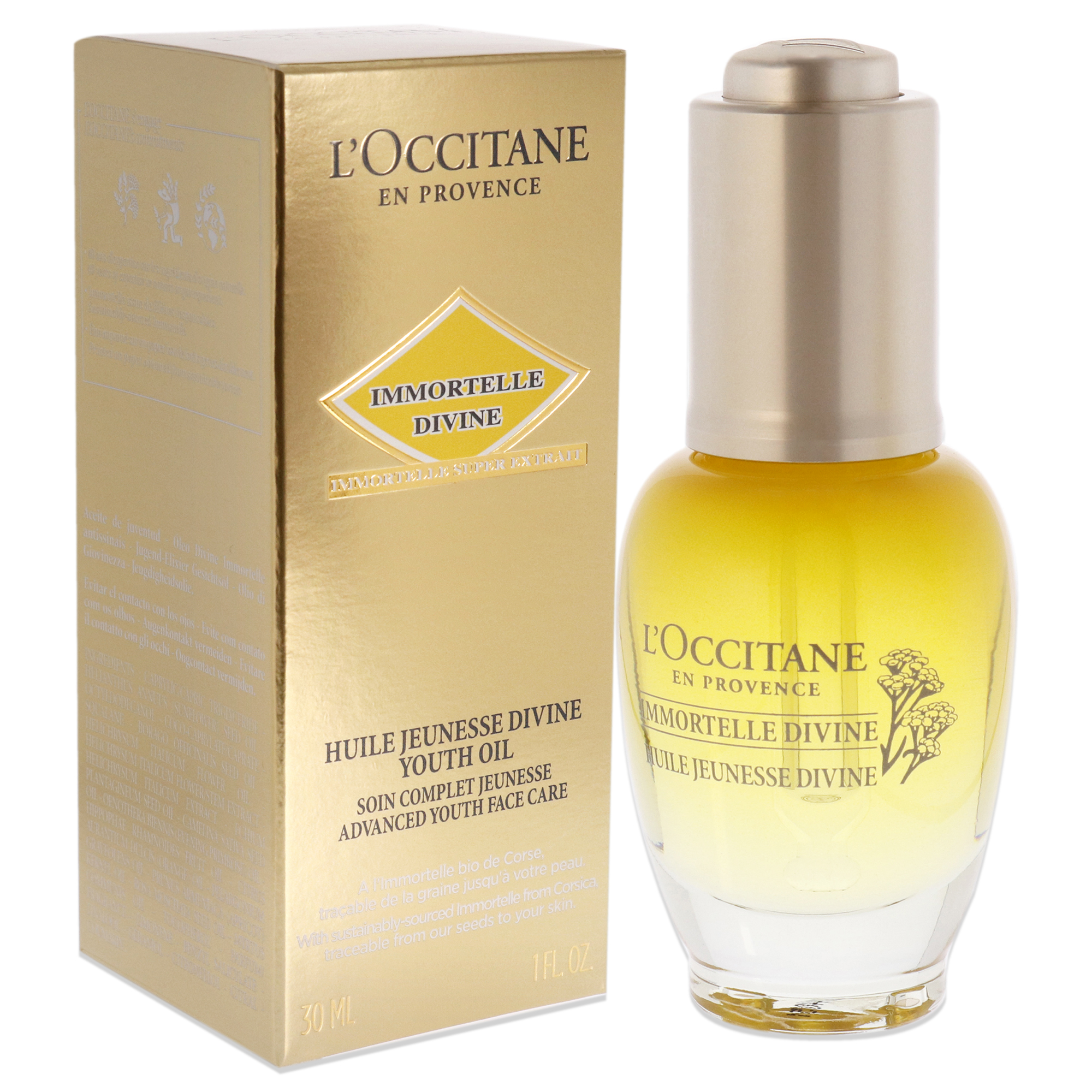 Foto 4 pulgar | Aceite Juvenil Loccitane Immortelle Divine 30 Ml Para Unisex - Venta Internacional.