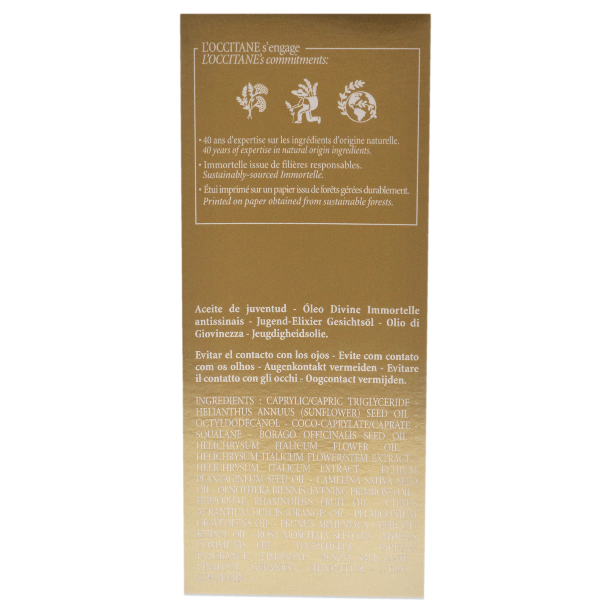 Foto 6 | Aceite Juvenil Loccitane Immortelle Divine 30 Ml Para Unisex - Venta Internacional.