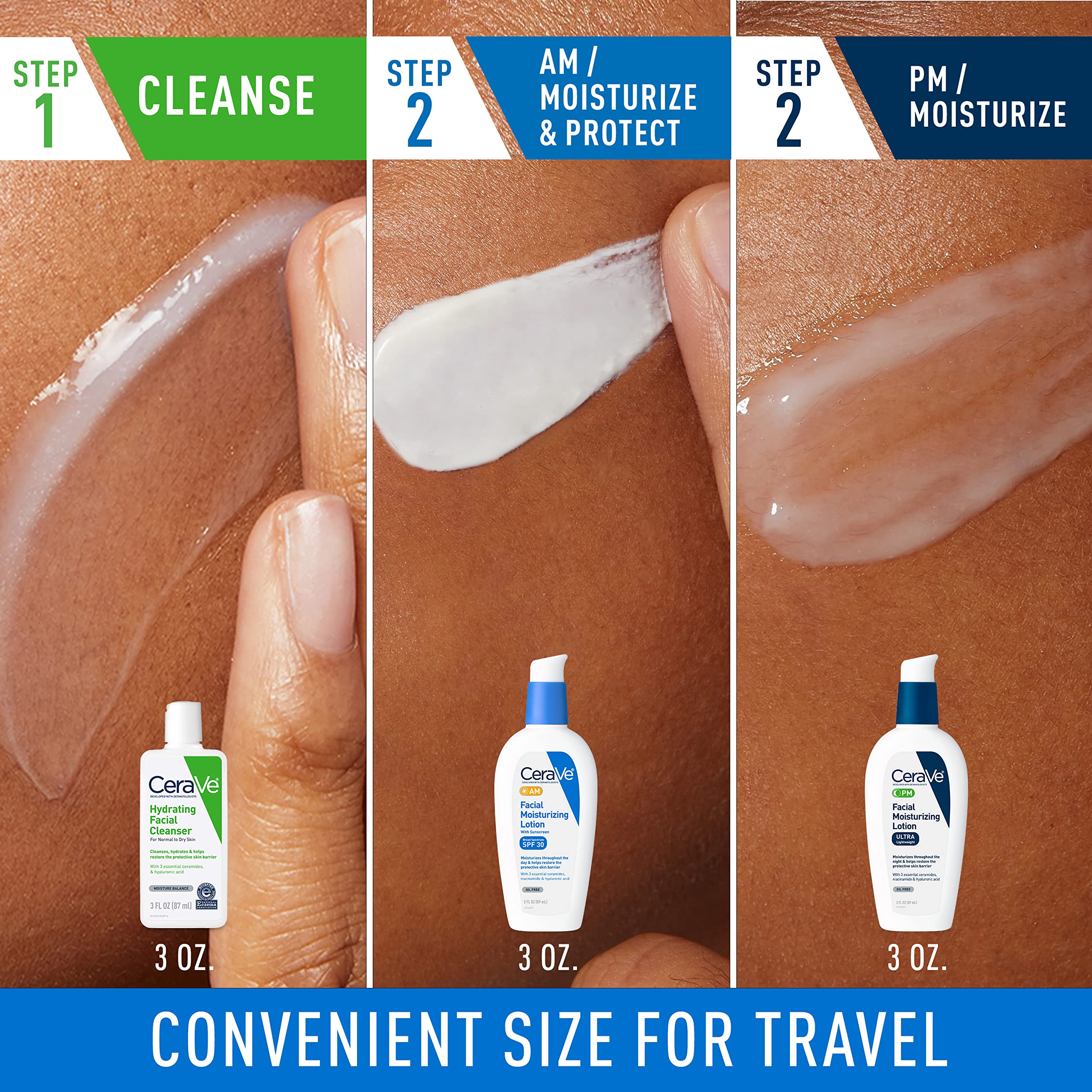Foto 2 | Set De Cuidado Facial Cerave Am & Pm Con Limpiador Spf30 + - Venta Internacional.