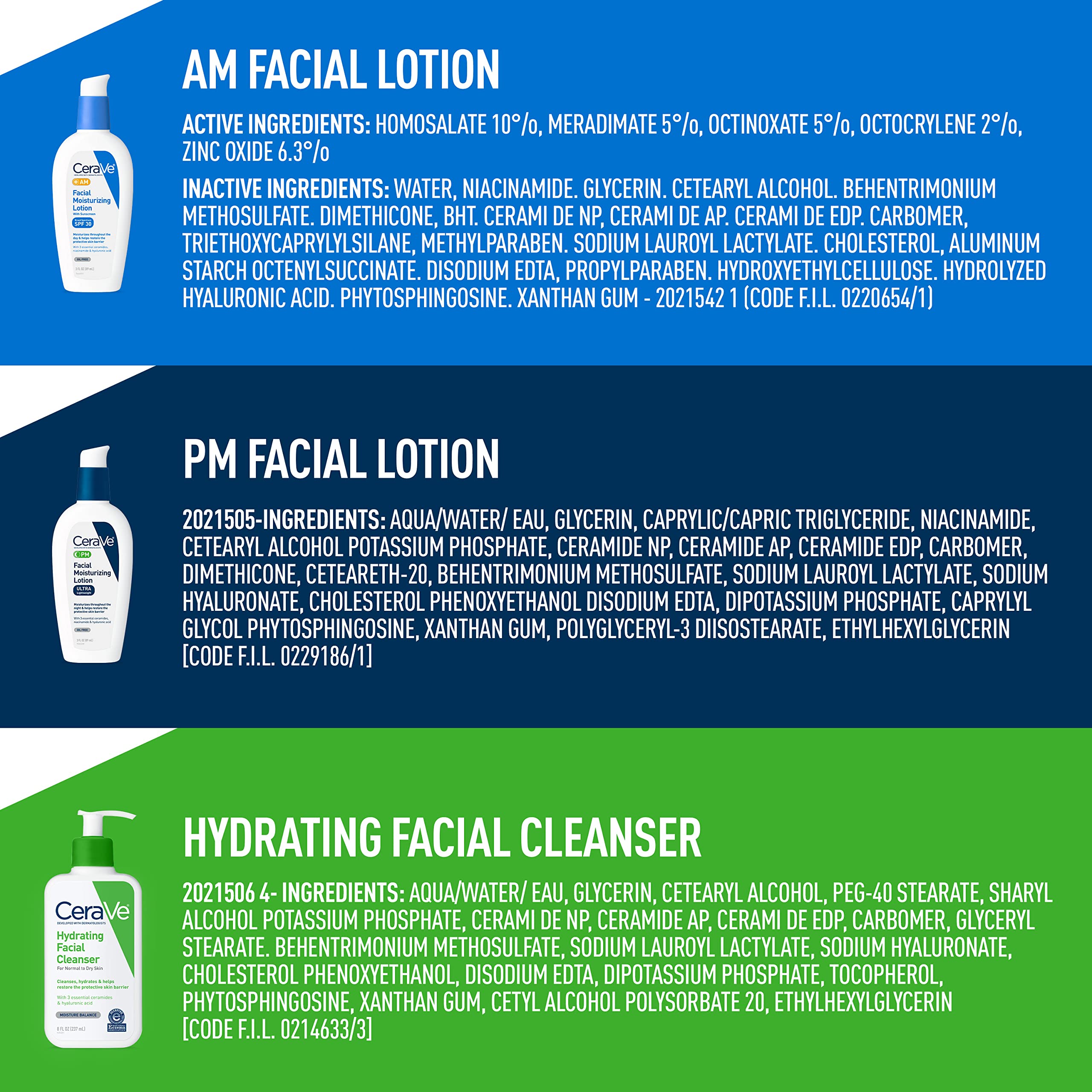 Foto 8 pulgar | Set De Cuidado Facial Cerave Am & Pm Con Limpiador Spf30 + - Venta Internacional.