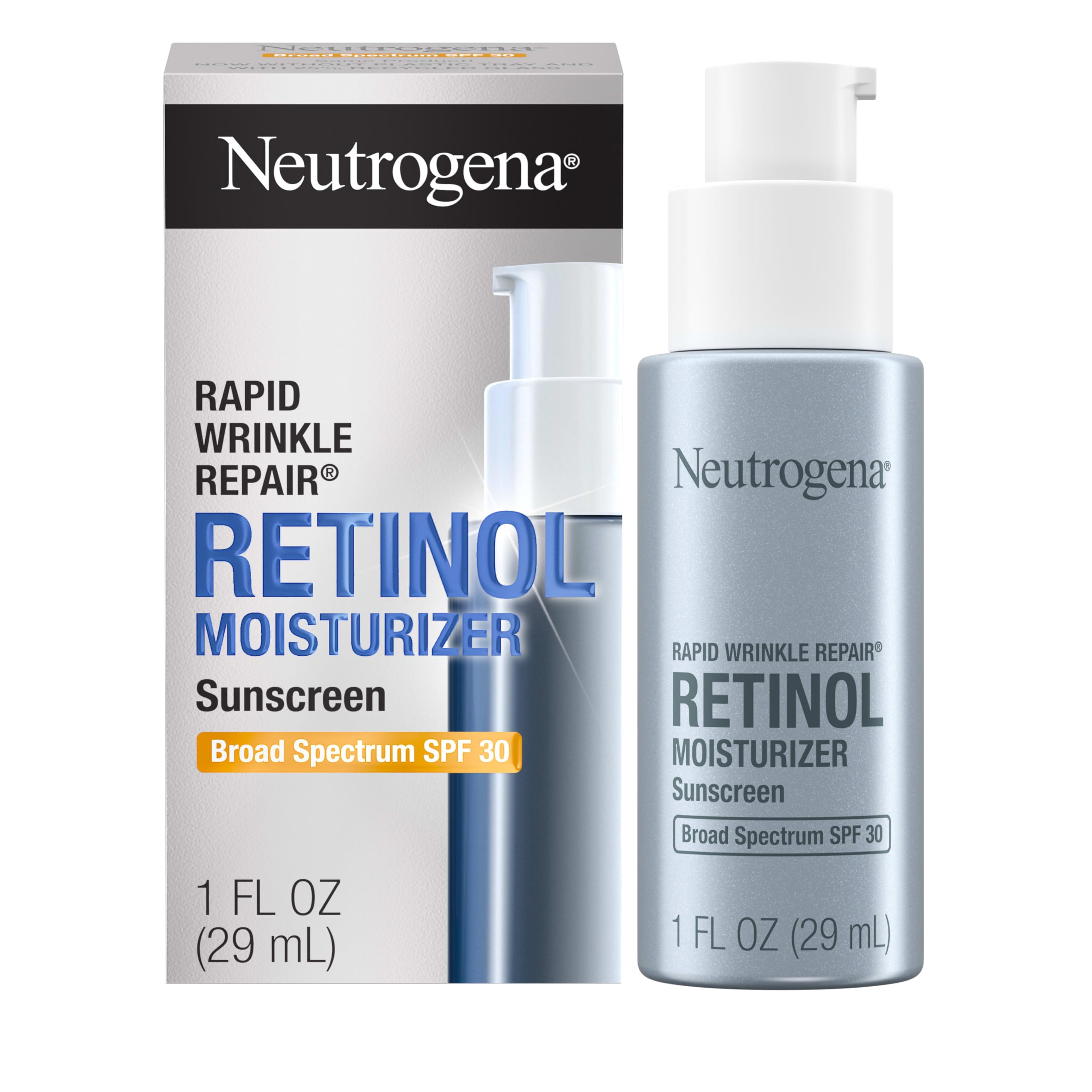 Crema Hidratante Neutrogena Rapid Wrinkle Repair Retinol Spf30 30 30 Ml - Venta Internacional.