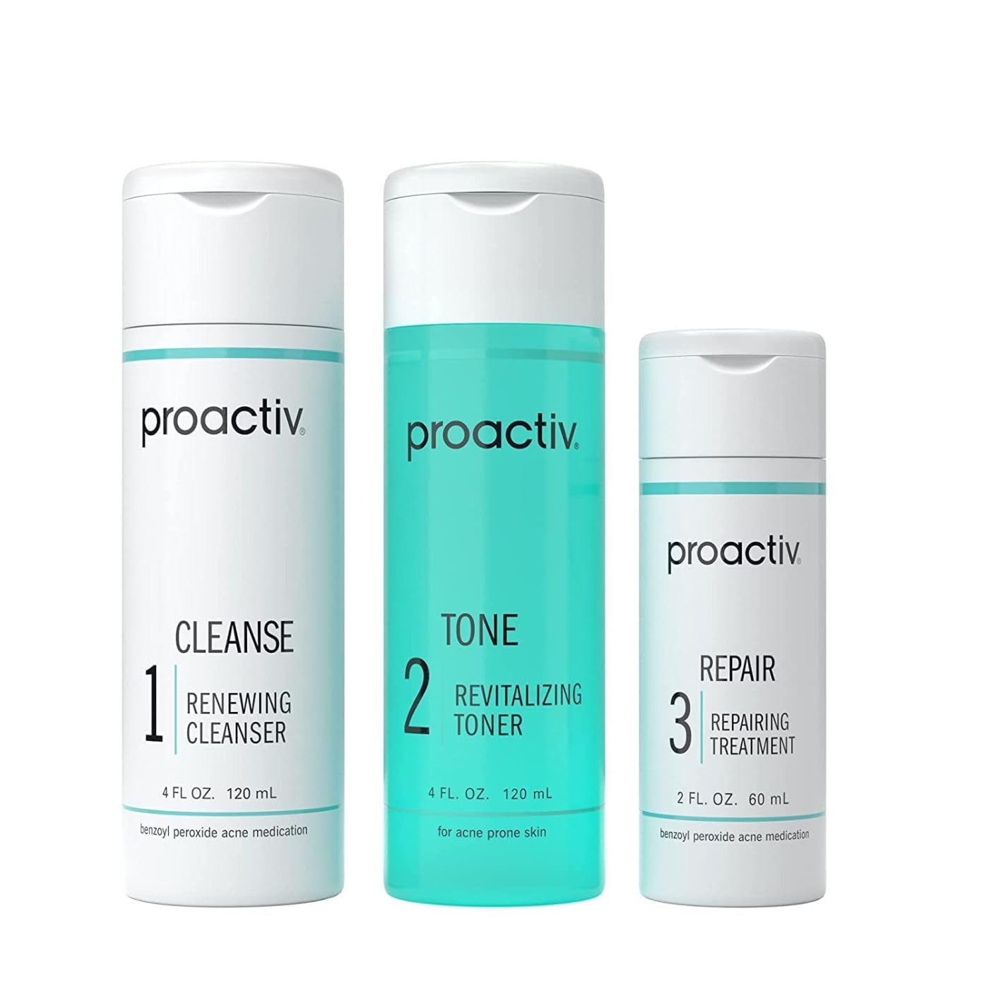 Kit De Tratamiento Para El Acné Proactiv 3 Step Con Peróxido De Benzoilo - Venta Internacional.
