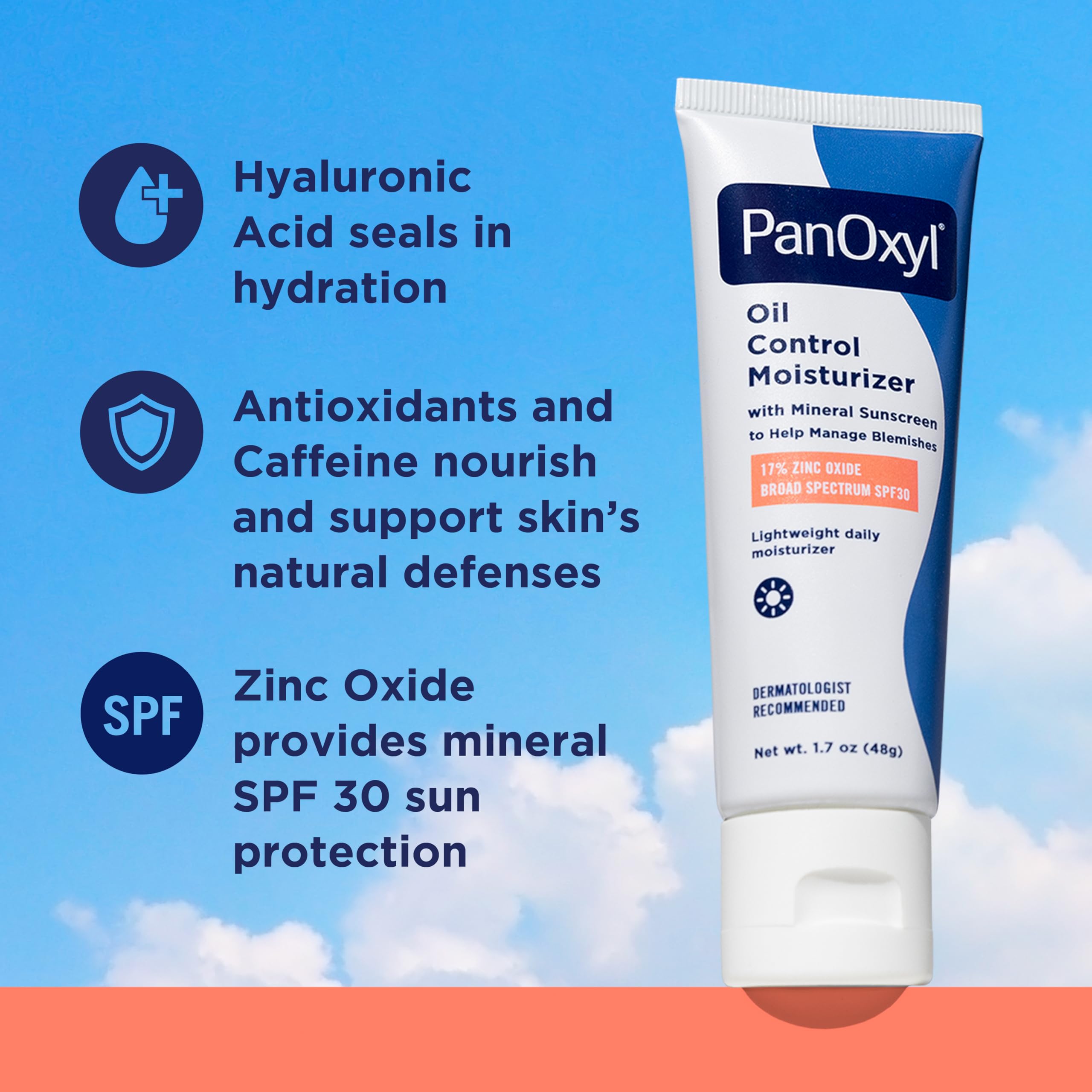 Foto 3 pulgar | Crema Hidratante Panoxyl Am Oil Control Sheer Formula, 50 Ml, Spf30 - Venta Internacional.