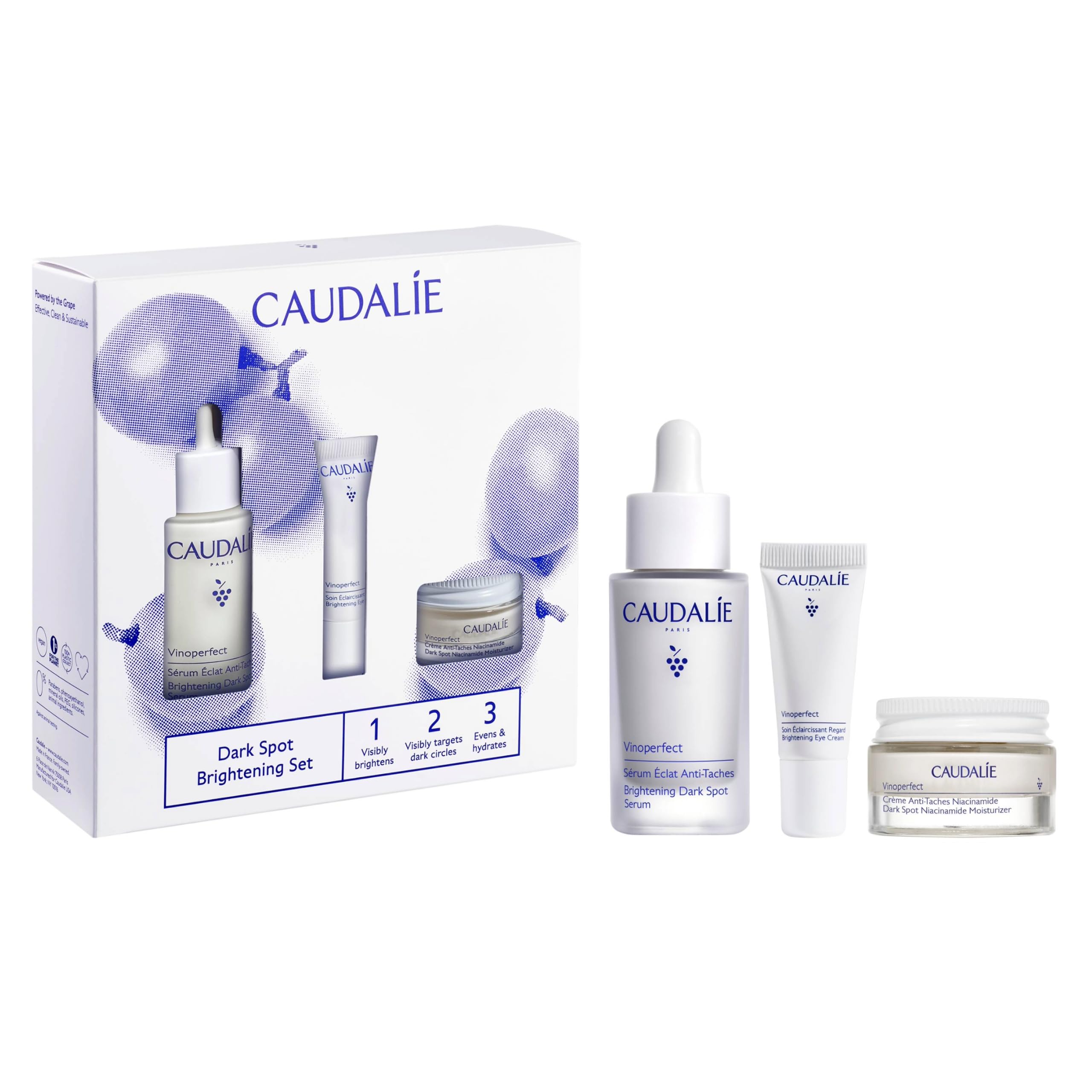 Set Para El Cuidado De La Piel Caudalie Vinoperfect Brightening Dark Spot - Venta Internacional.