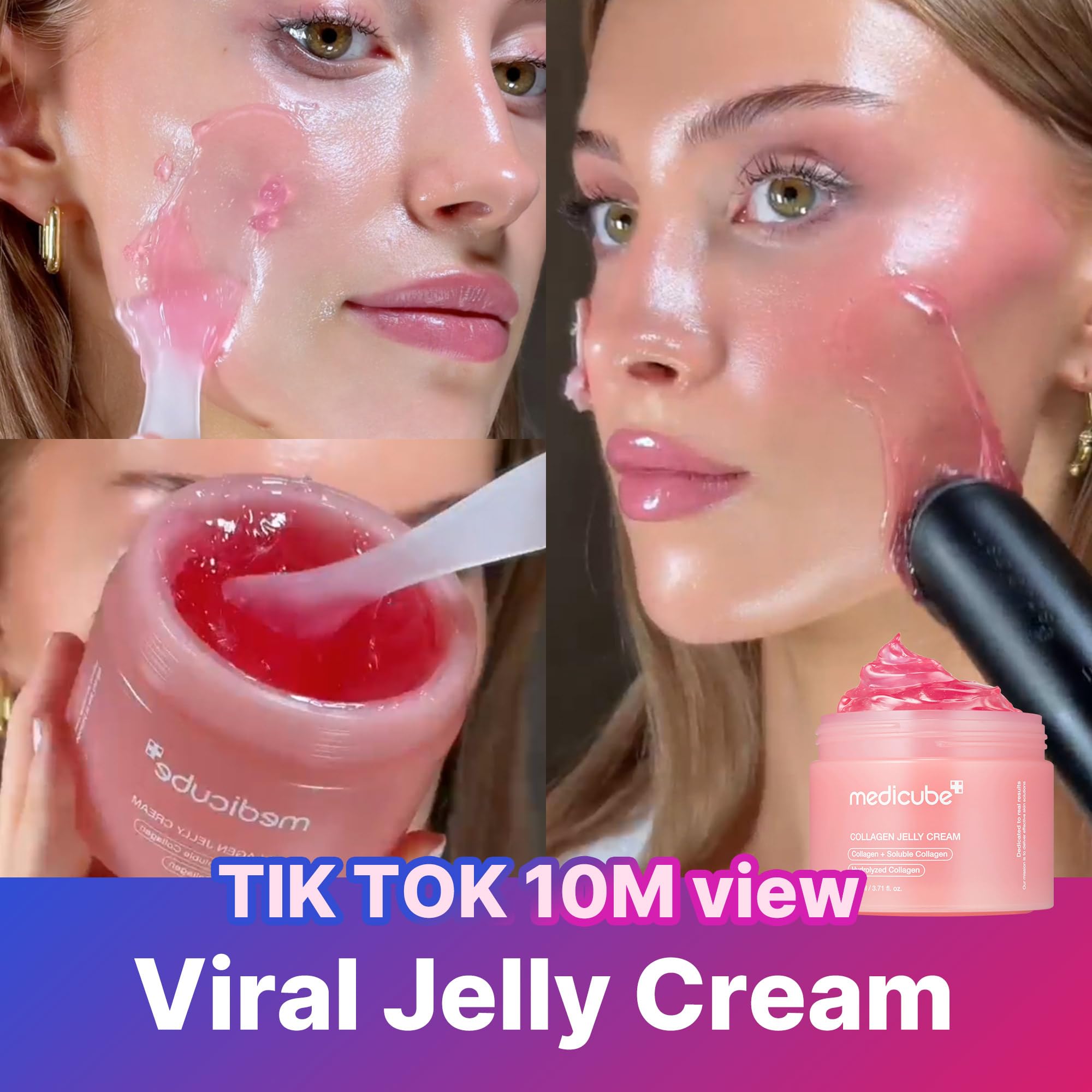 Foto 5 pulgar | Crema De Gelatina De Colágeno Skincare Medicube, 50 Ml, Con Niacinamida - Venta Internacional.