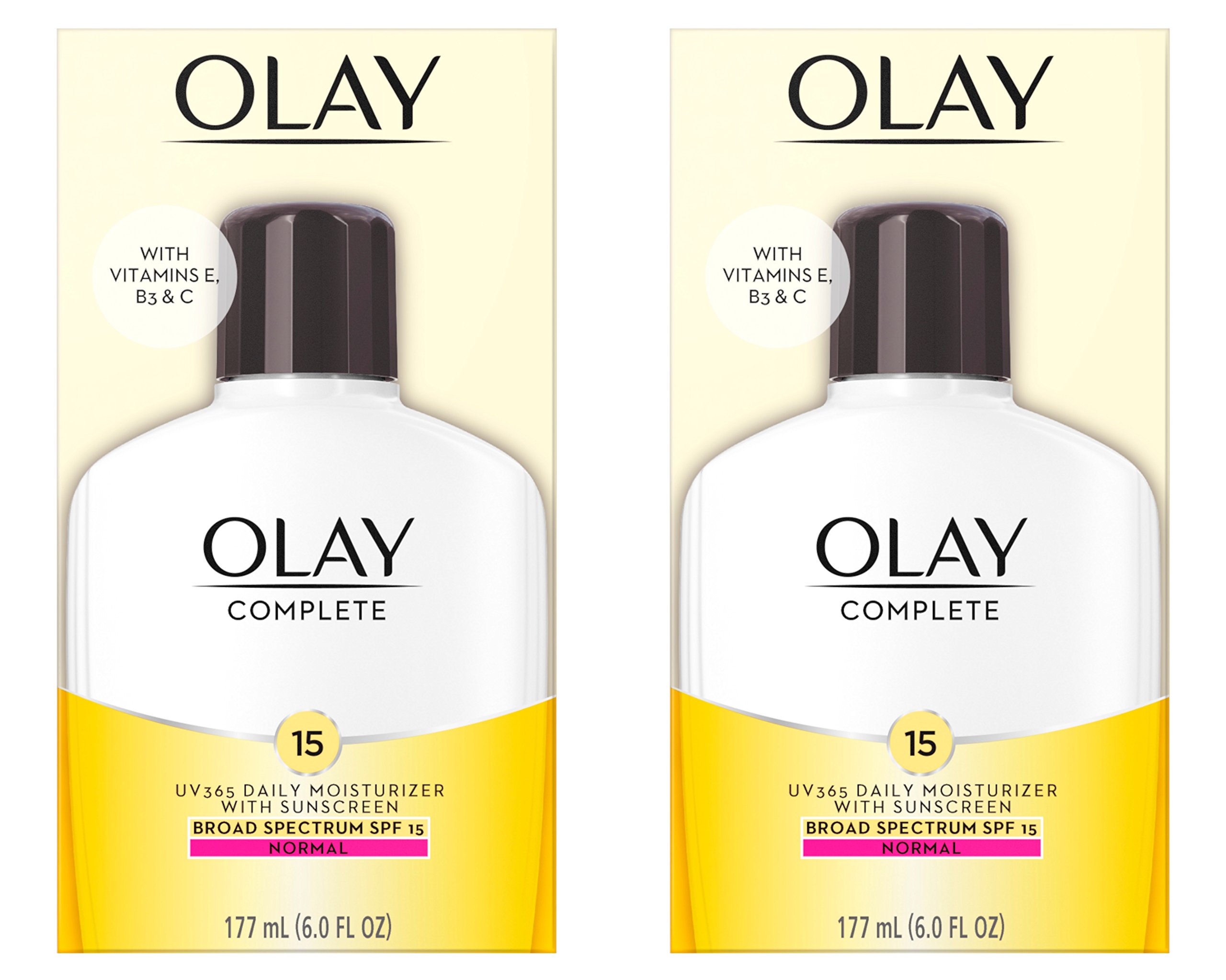 Loción Hidratante Olay Complete Para Todo El Día Con Spf 15 180 Ml (x2) - Venta Internacional.